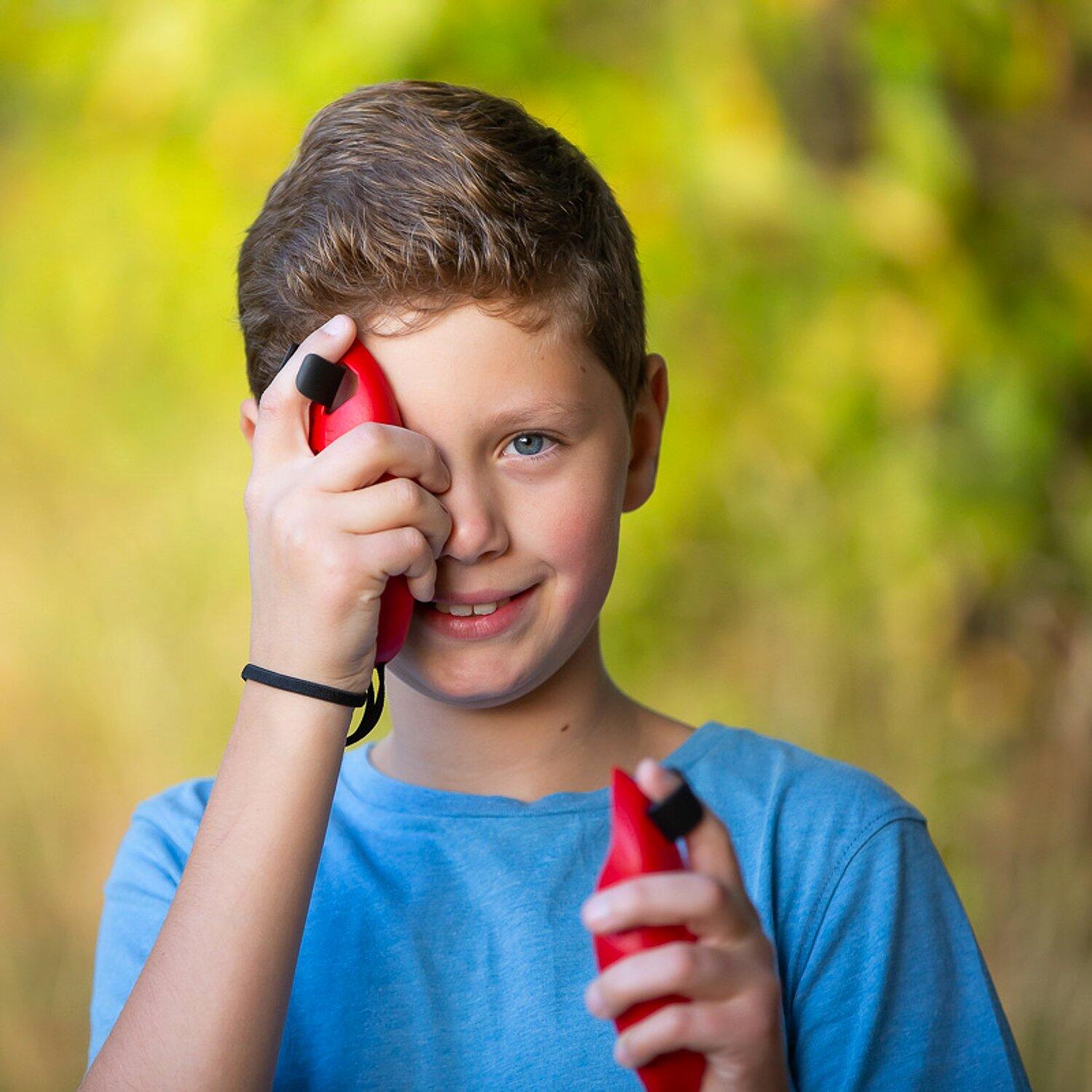 Poignées d’entraînement de course à pied by Dr. med. Schüler Rouge Kids Unisexe 3/6