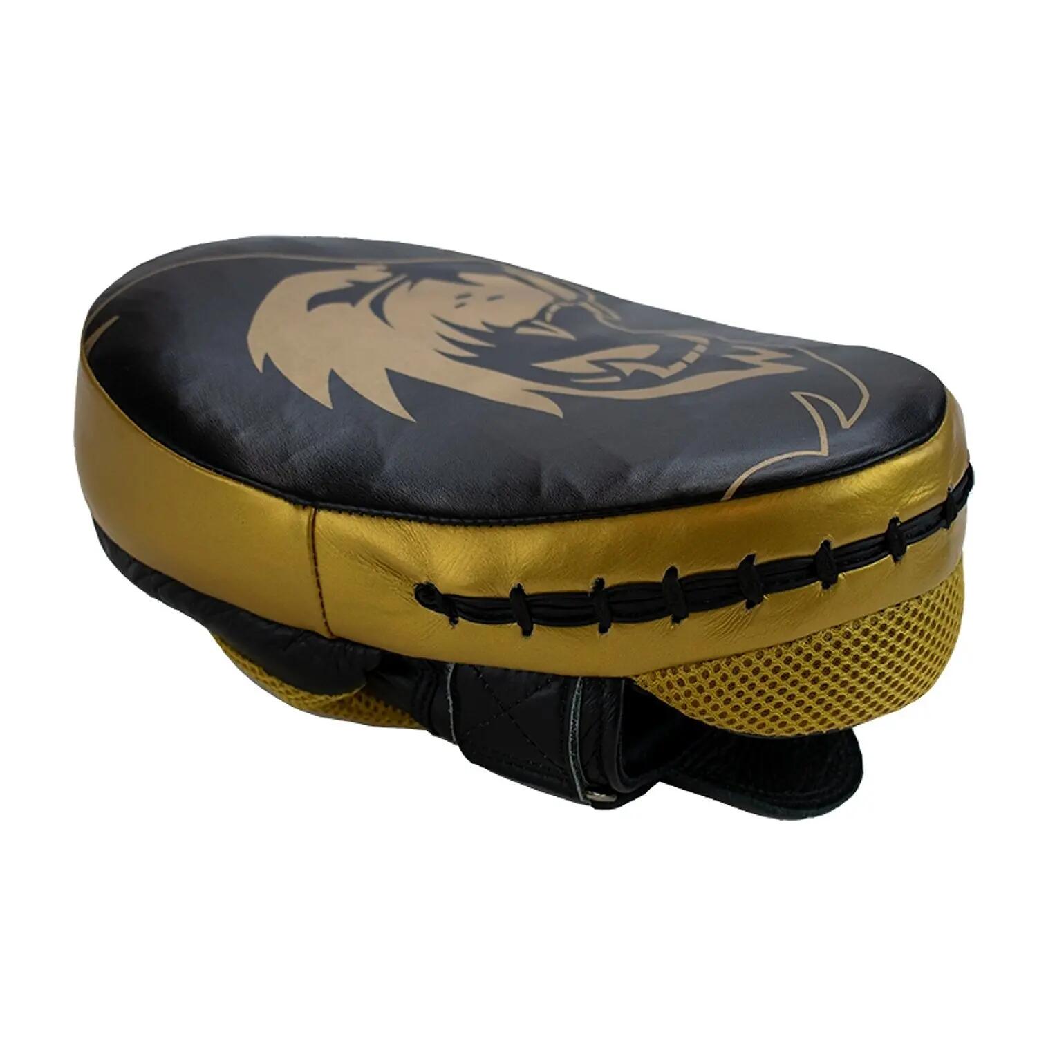 Pattes d'ours boxe - Cuir - Extra long - Noir/Or 4/6