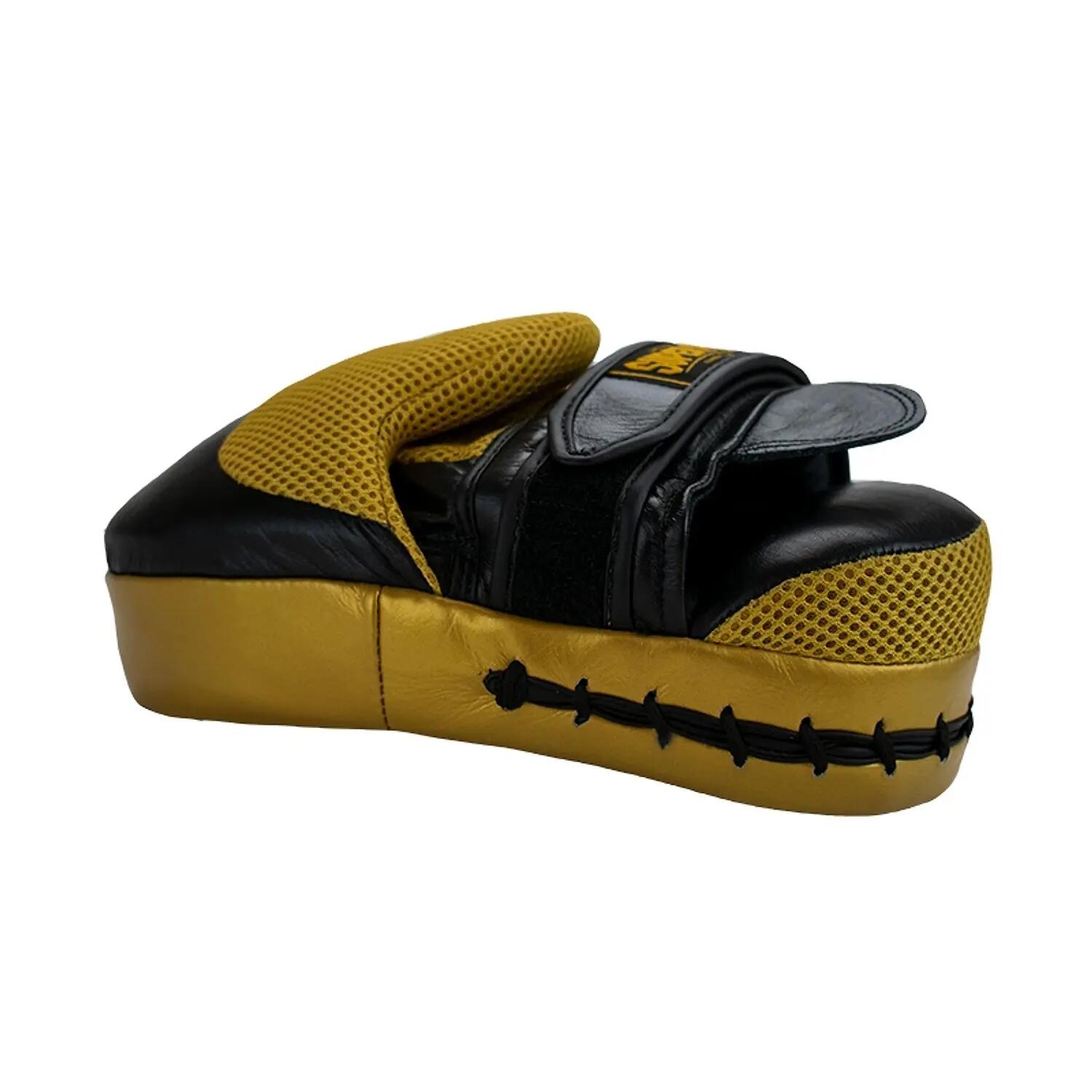 Pattes d'ours boxe - Cuir - Extra long - Noir/Or 3/6