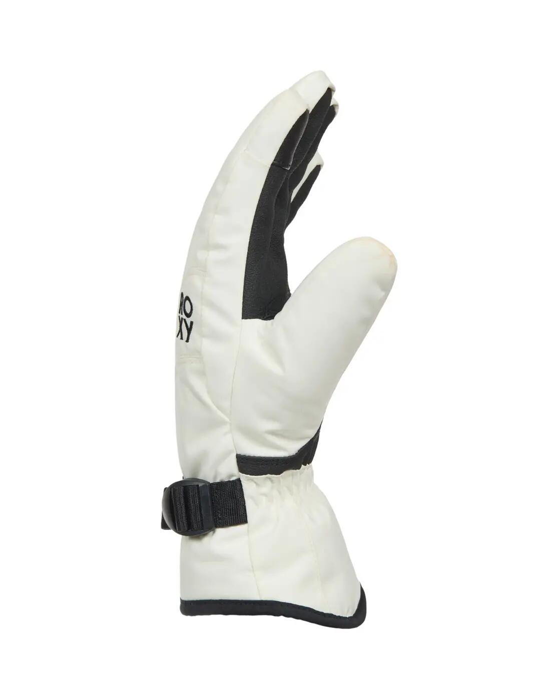 Snow-Handschuhe ROXY JETTY SOLID Weiss Frauen 4/4
