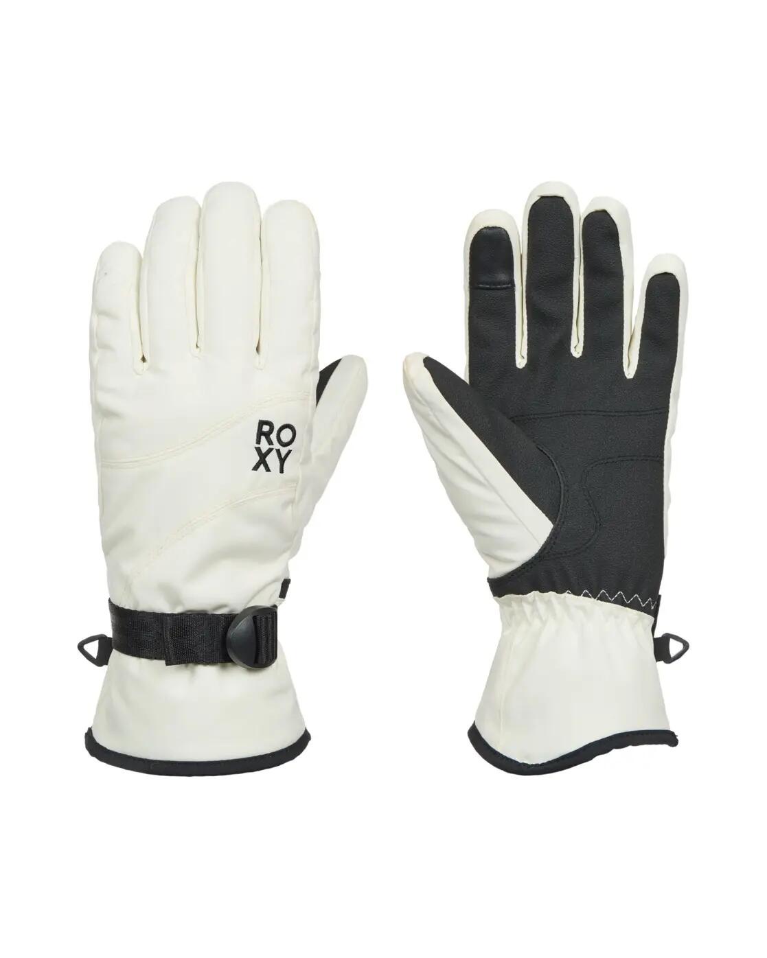 Snow-Handschuhe ROXY JETTY SOLID Weiss Frauen 3/4