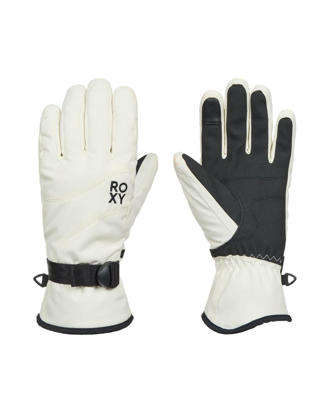 Guantes técnicos de snow ROXY JETTY SOLID Blanco Mujer 3/4