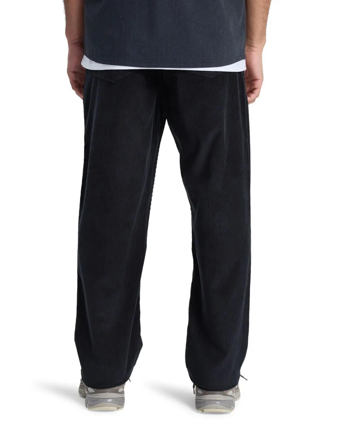 Pantalon TAXER REGULAR CORD Noir Homme 2/7