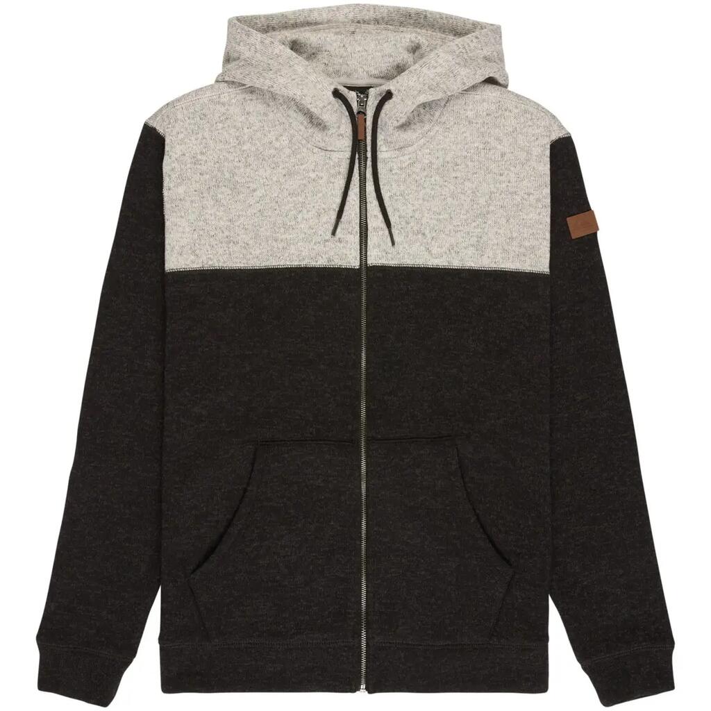 Quiksilver Kellerblockzip Fleece-Black Heather