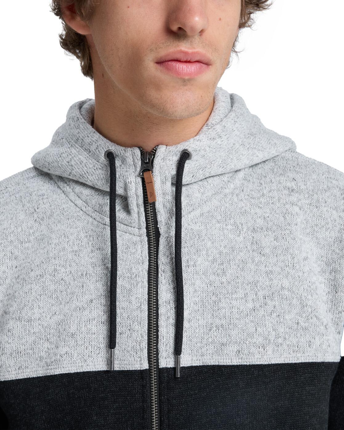Hoody met Rits over de hele lengte KELLER BLOCK ZIP Schwarz Heren 4/7
