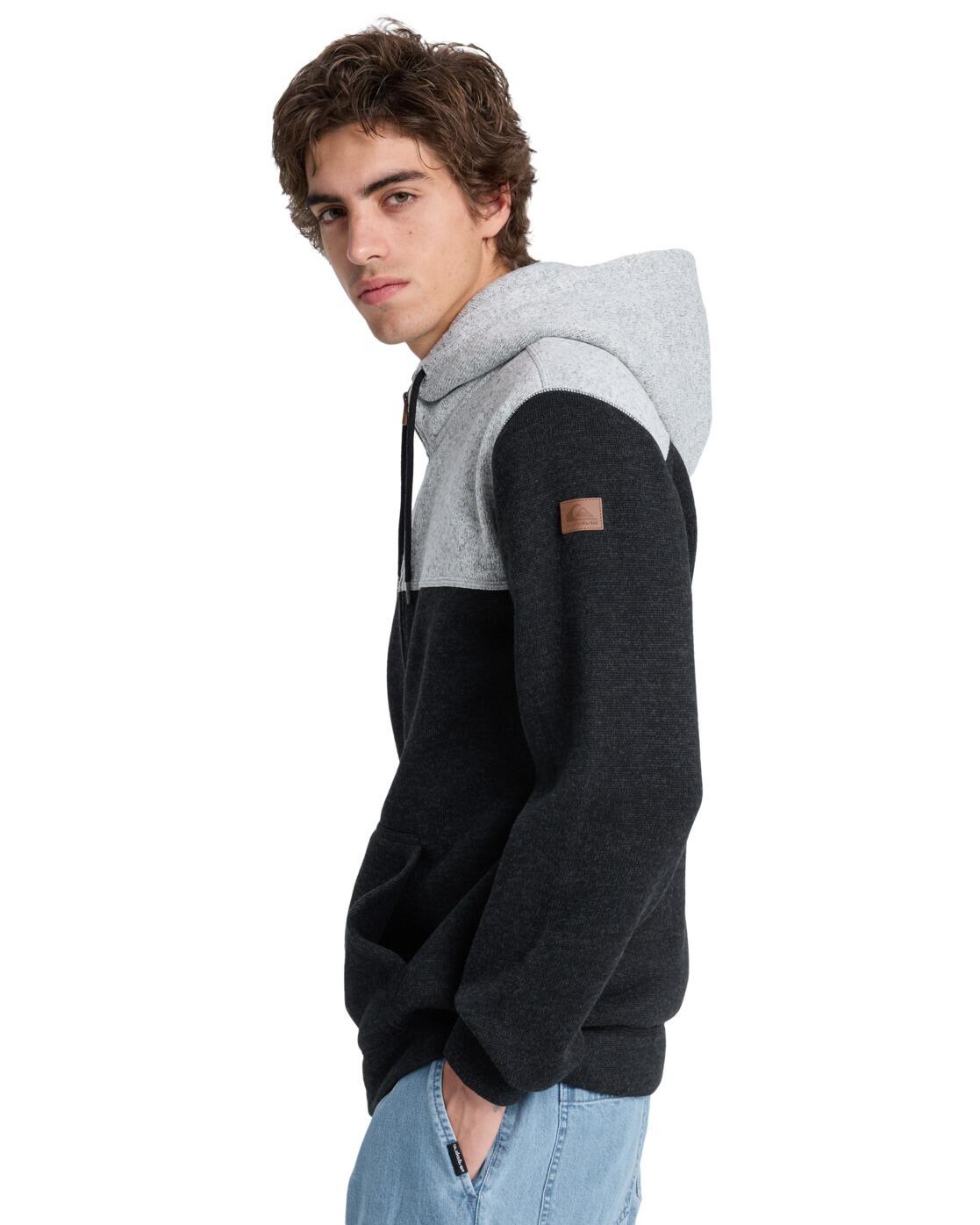 Hoody met Rits over de hele lengte KELLER BLOCK ZIP Schwarz Heren 3/7