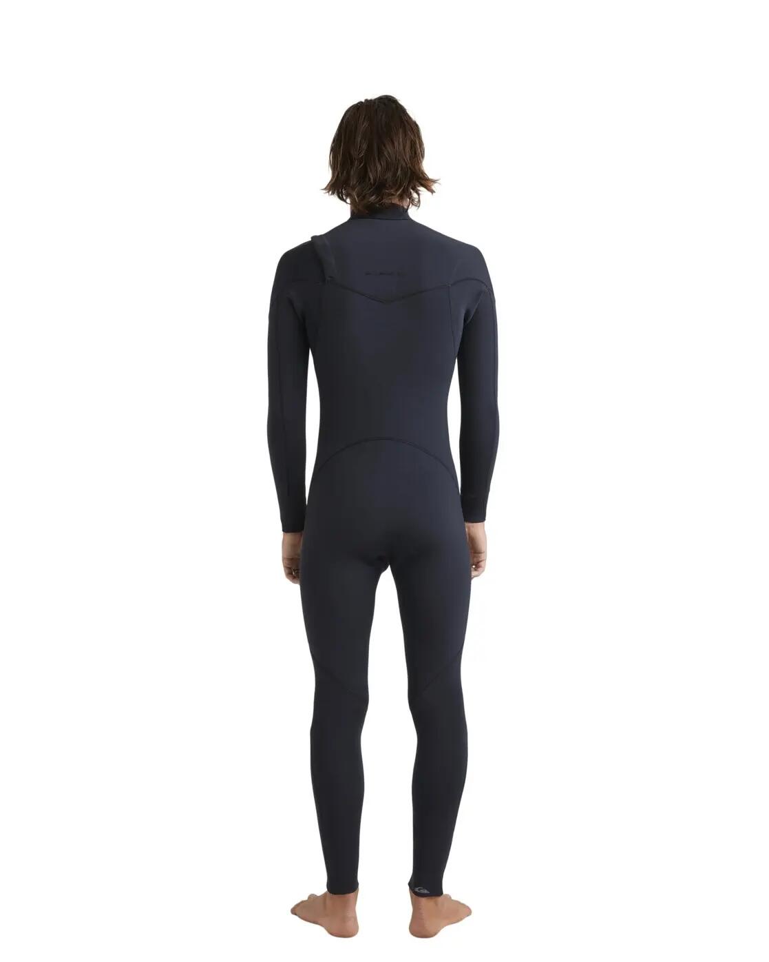 Traje de surf con cremallera en el pecho EVERYDAY SESSIONS 4/3MM Negro Hombre 2/4