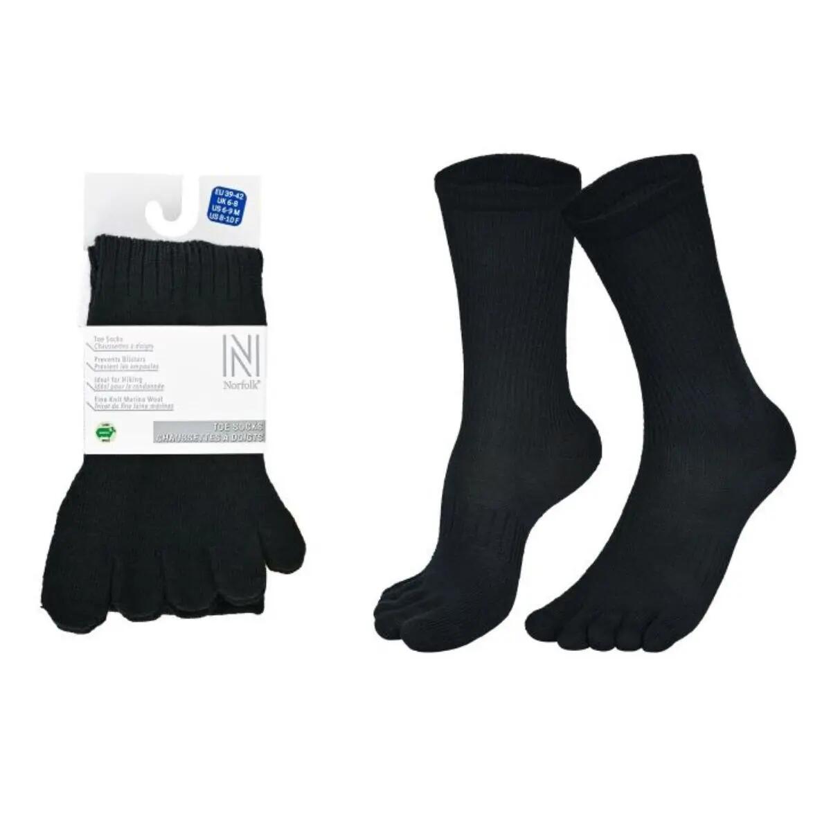 %56 Merino Yünlü, Parmaklı, Outdoor Çorabı - BRUGES 2/2