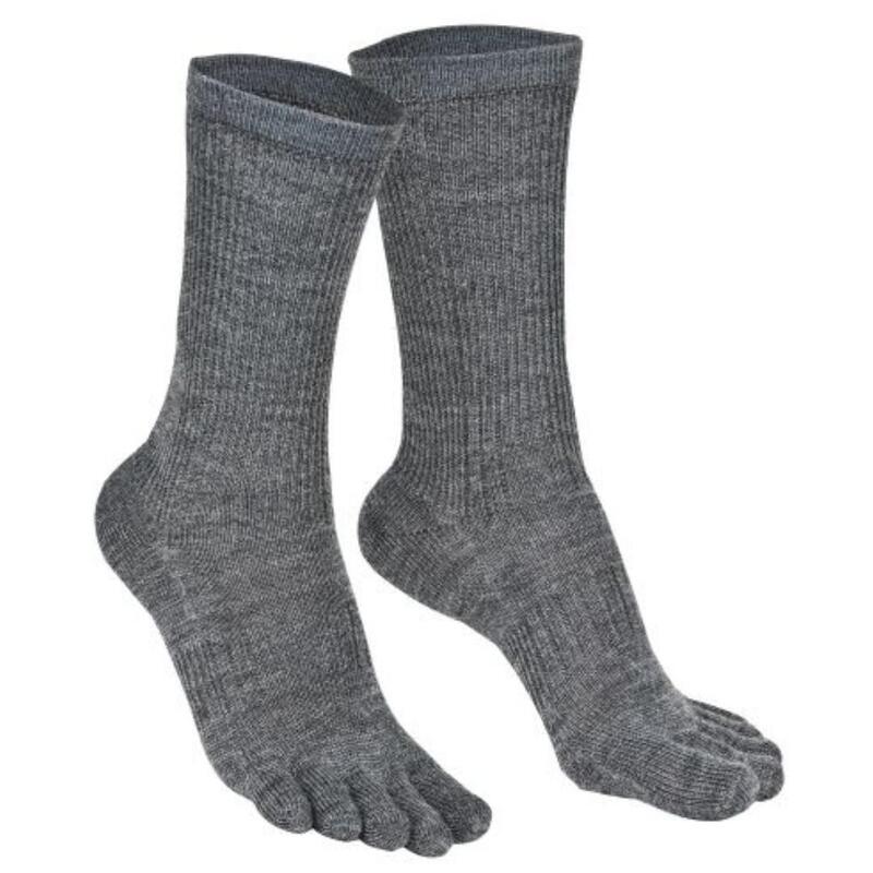 %56 Merino Yünlü, Parmaklı Outdoor Yürüyüş Çorabı - BRUGES
