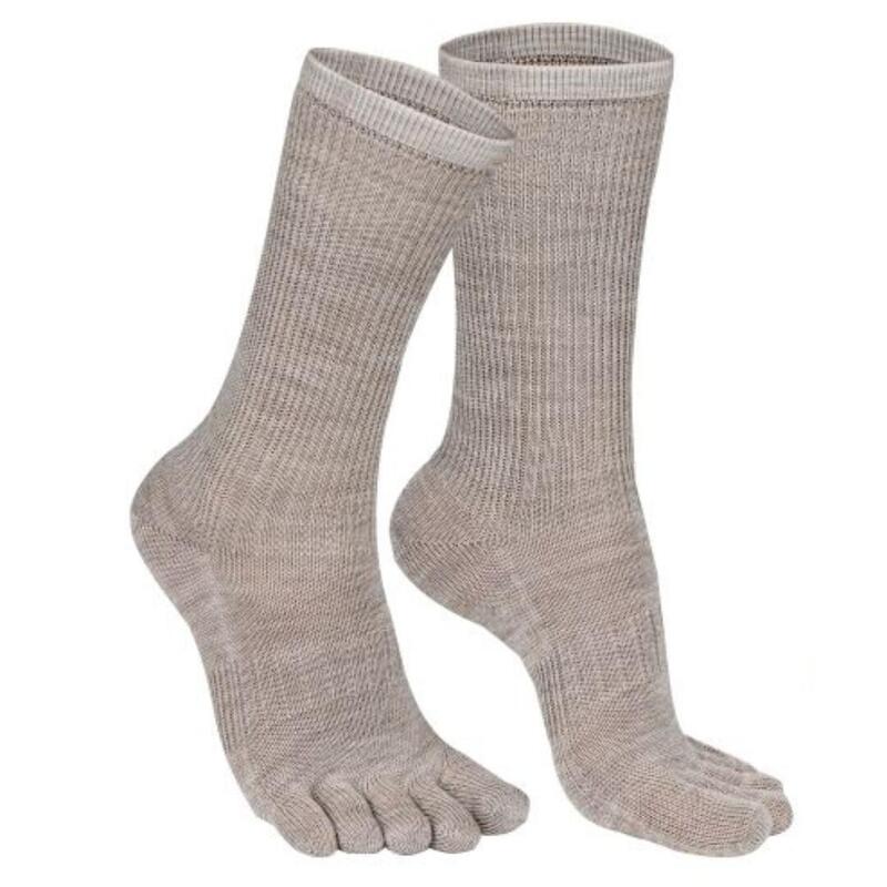 %56 Merino Yünlü, Parmaklı Outdoor Yürüyüş Çorabı - BRUGES