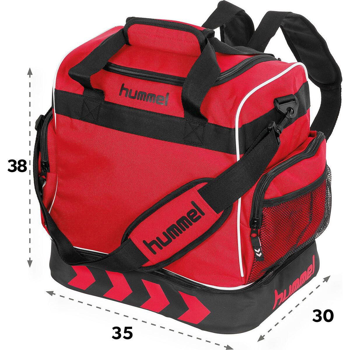 Sac à dos sport avec compartiment inférieur - Hummel Pro Supreme - Rouge 3/5