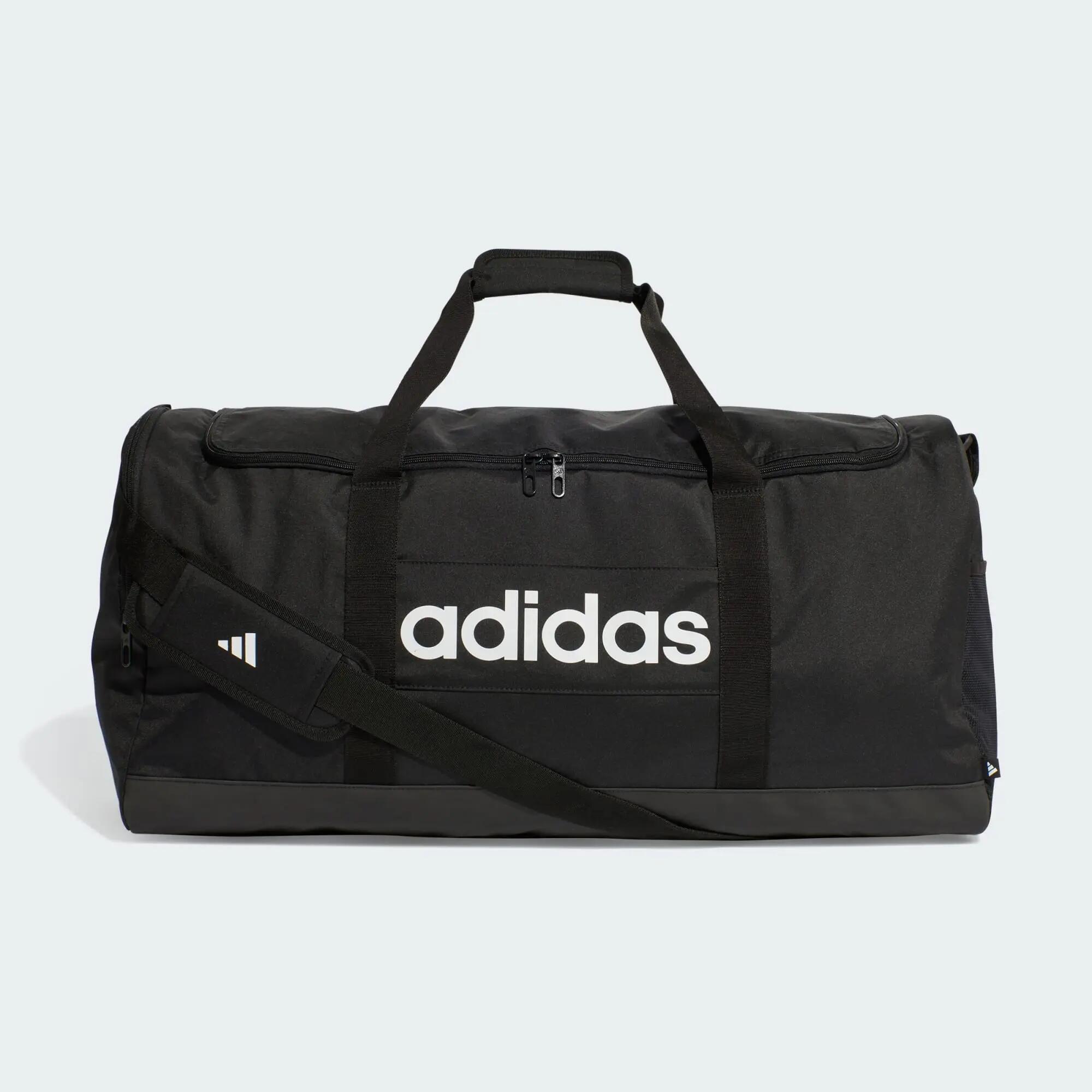 Adidas LINEAR DUFFEL L Unisex Sports Duffel Bag Black -  1