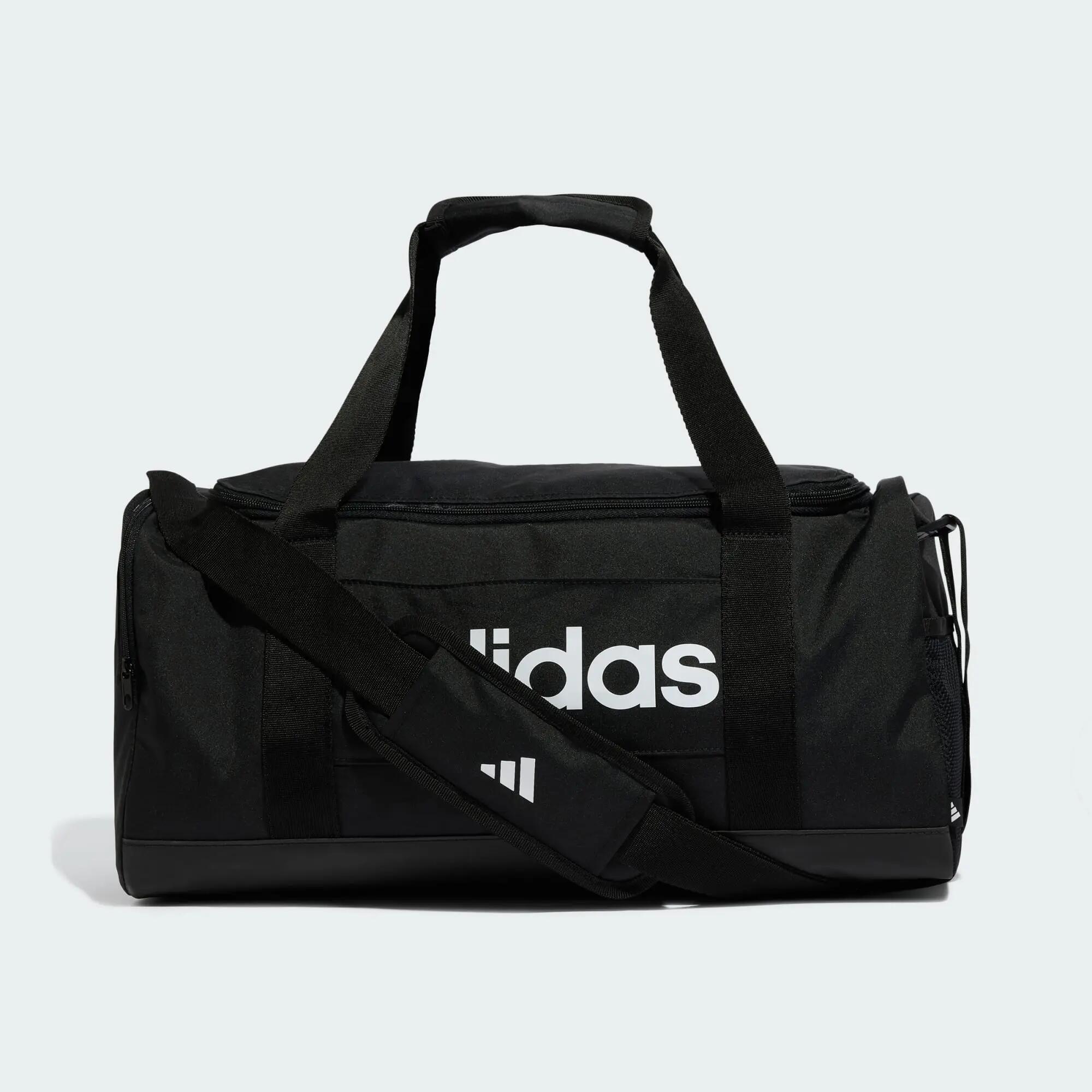Adidas LINEAR DUFFEL S Unisex Sports Duffel Bag Black-image-14