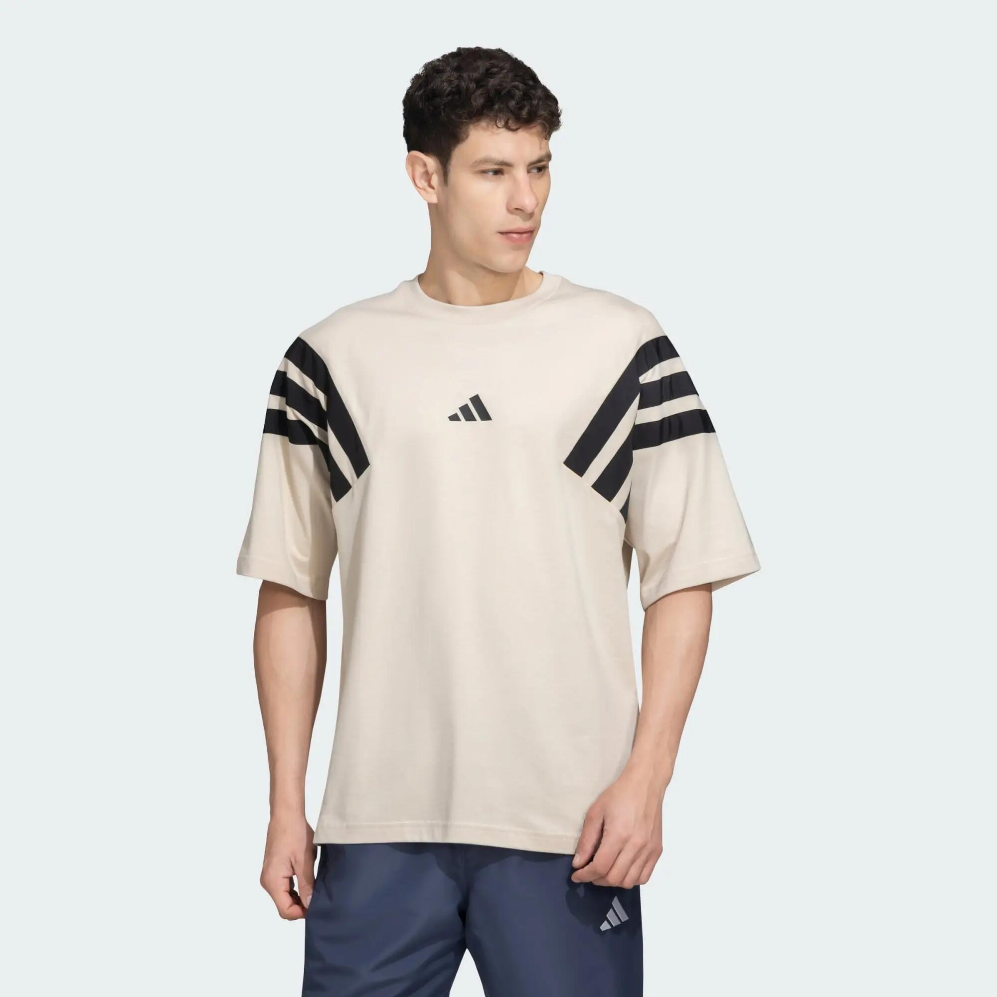 Adidas M FI WV BW T Men Not Sports Specific T-Shirts Beige -  1