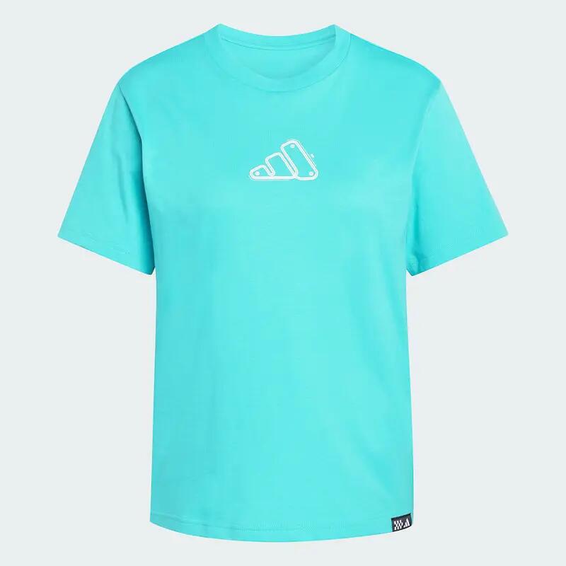 Adidas MOTO T Women Not Sports Specific T-Shirts Turquoise -  1