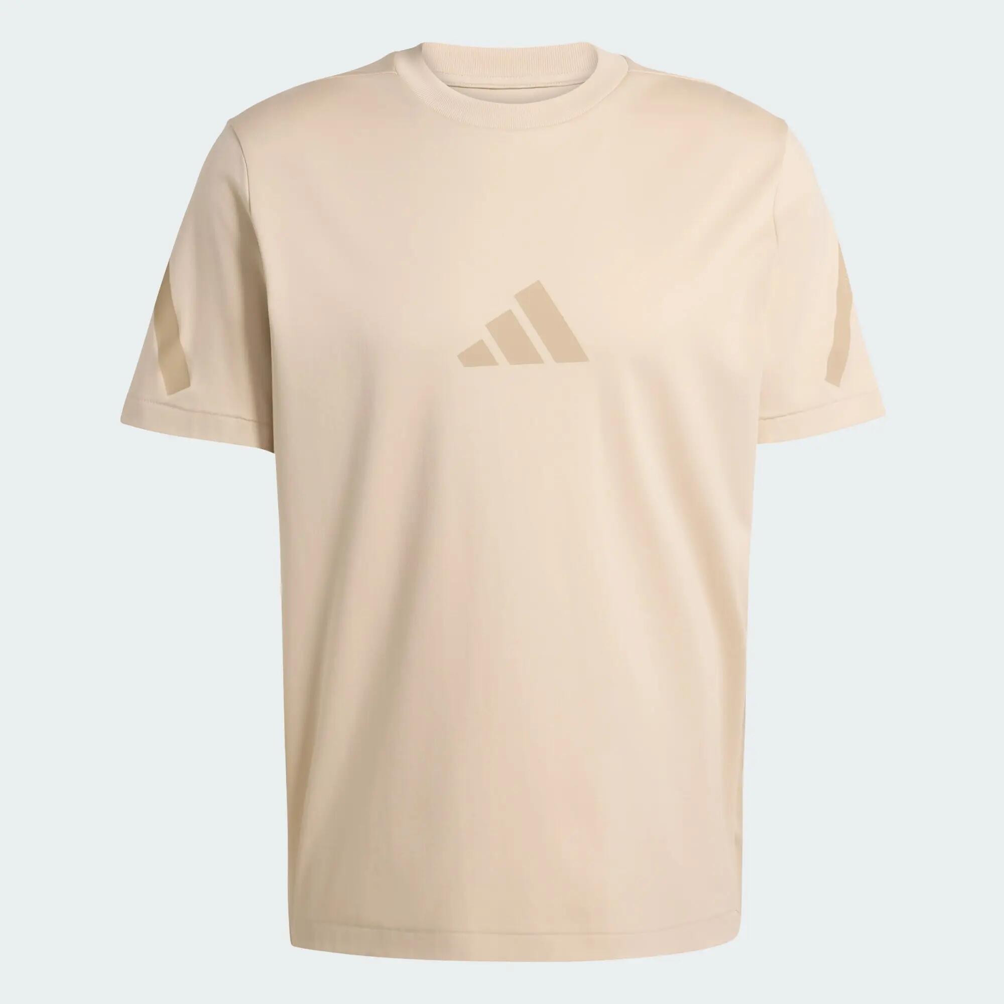 Adidas M Z.N.E. TEE Men Not Sports Specific T-Shirts Beige -  1