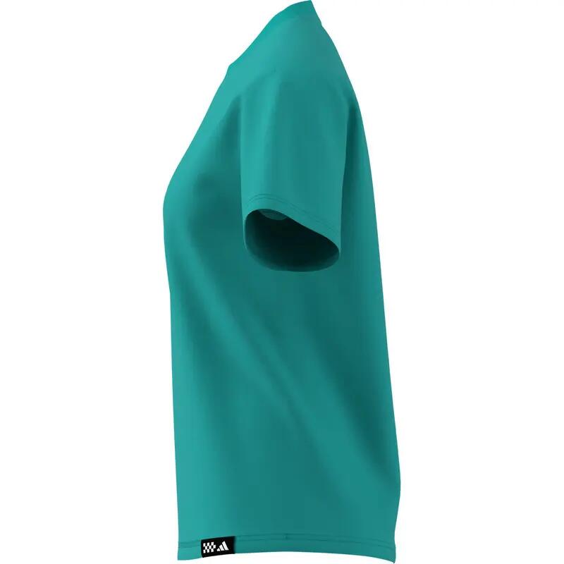 Adidas MOTO T Women Not Sports Specific T-Shirts Turquoise -  4