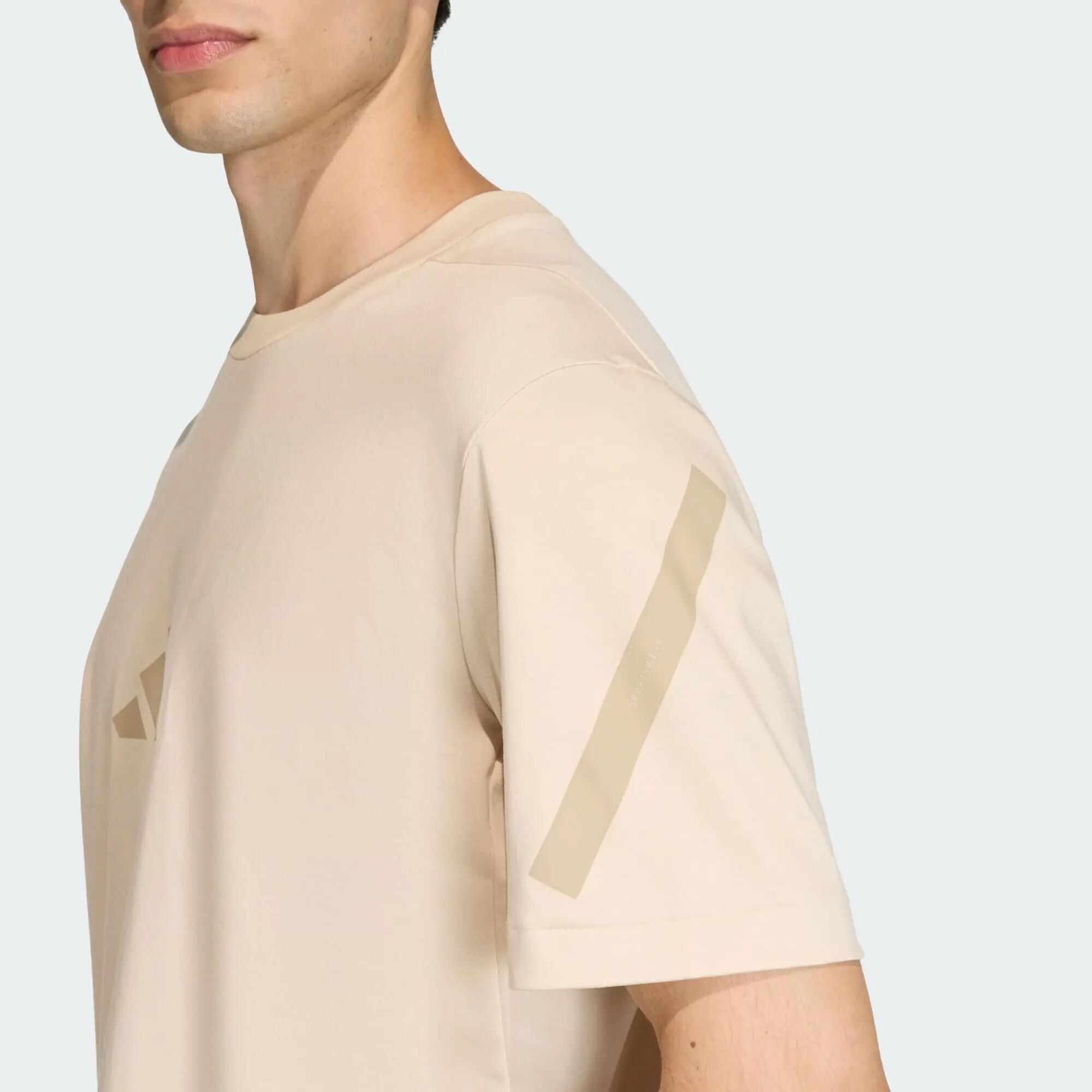 Adidas M Z.N.E. TEE Men Not Sports Specific T-Shirts Beige -  5