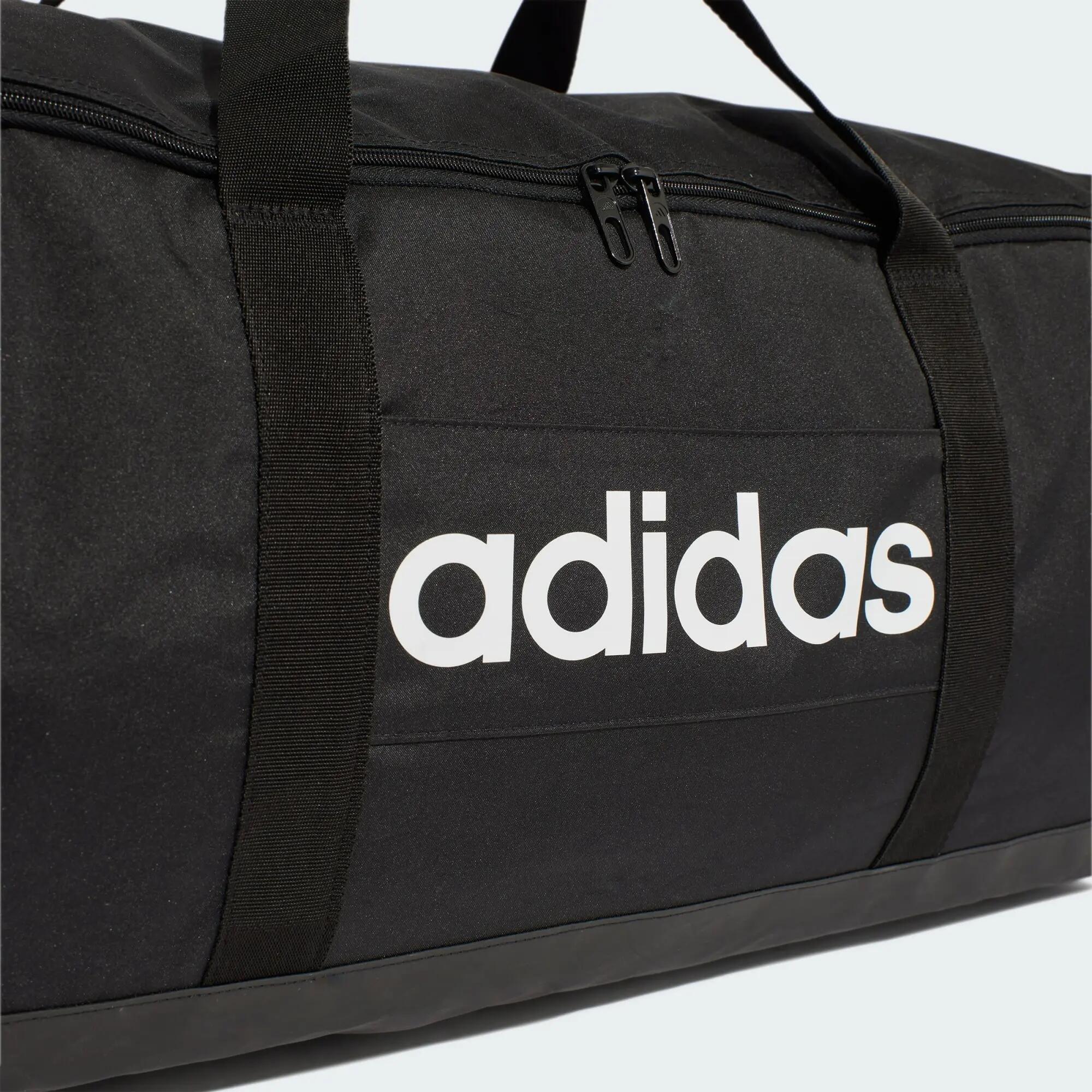 Adidas LINEAR DUFFEL L Unisex Sports Duffel Bag Black -  5