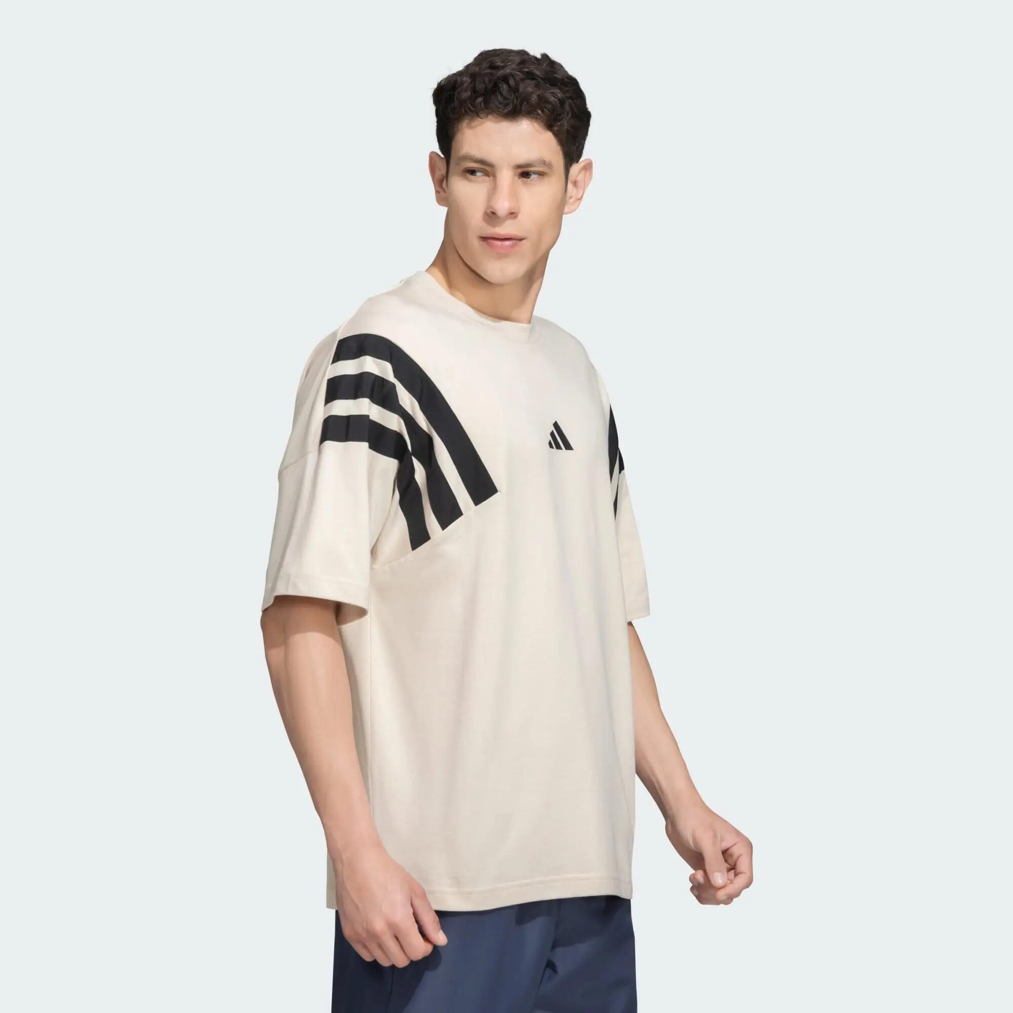 Adidas M FI WV BW T Men Not Sports Specific T-Shirts Beige -  4