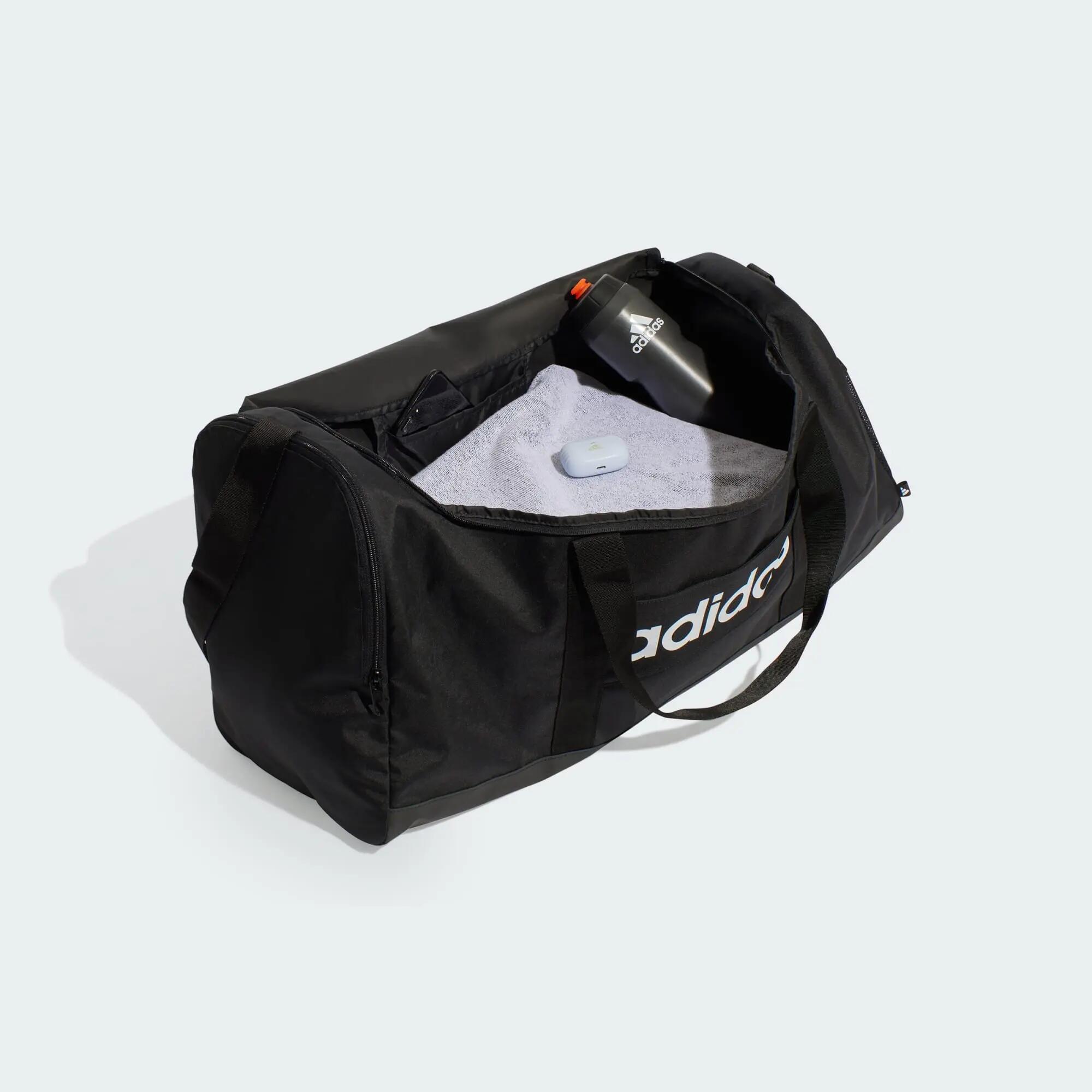 Adidas LINEAR DUFFEL L Unisex Sports Duffel Bag Black -  4