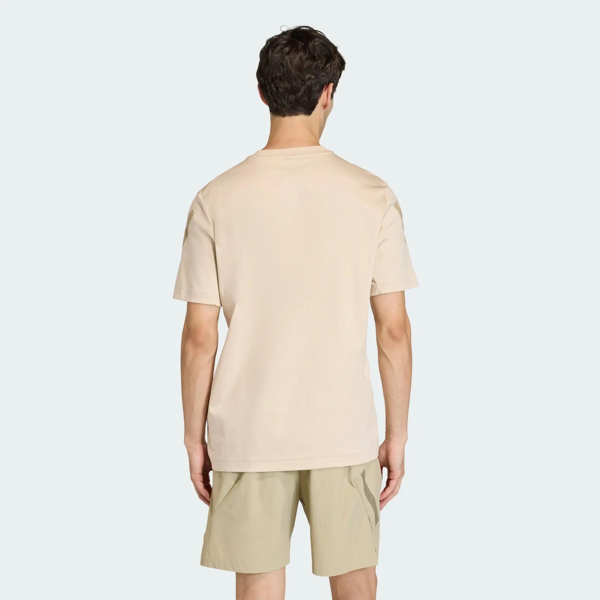 Adidas M Z.N.E. TEE Men Not Sports Specific T-Shirts Beige -  3