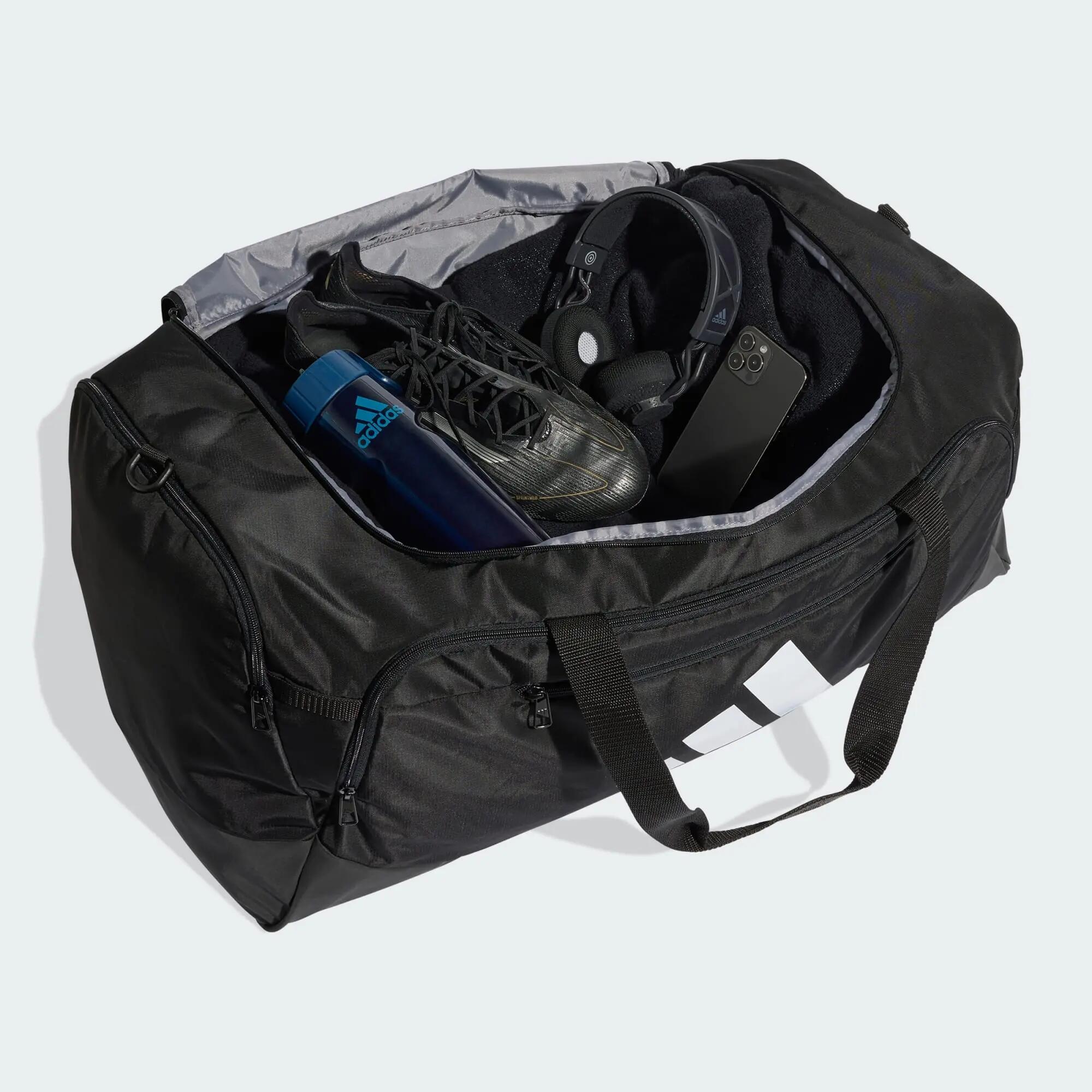Adidas TRA DEF DUF L Unisex Training Duffel Bag Black -  4
