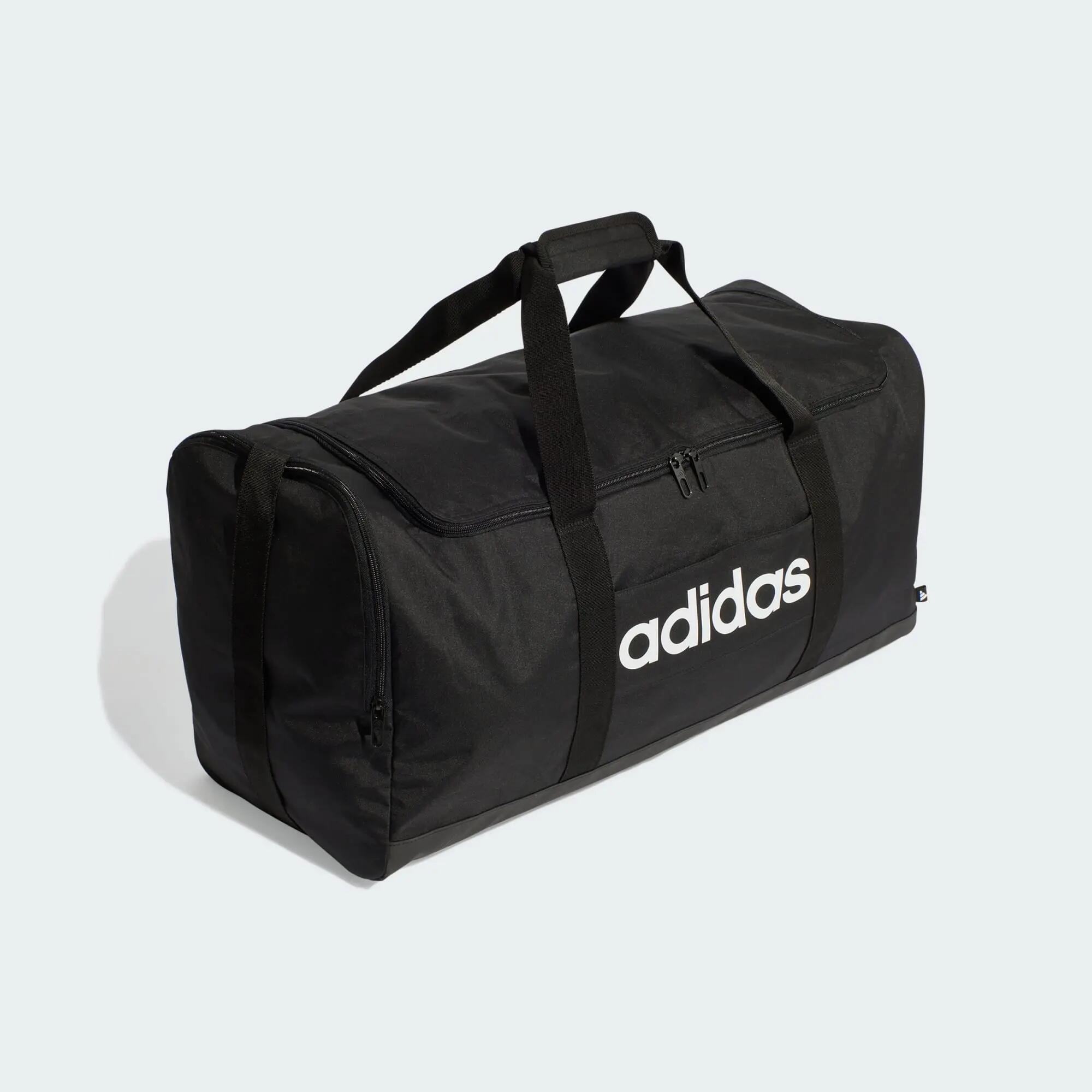Adidas LINEAR DUFFEL L Unisex Sports Duffel Bag Black -  3