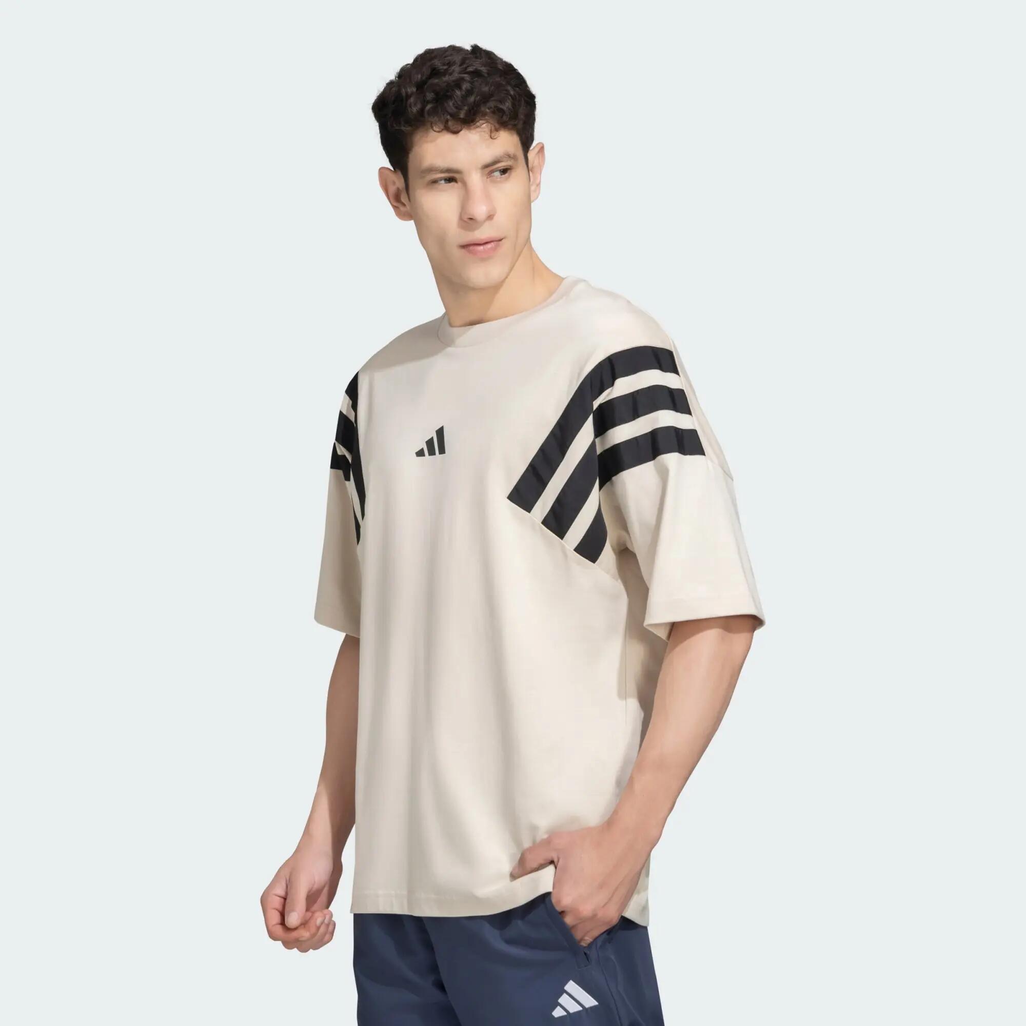 Adidas M FI WV BW T Men Not Sports Specific T-Shirts Beige -  2