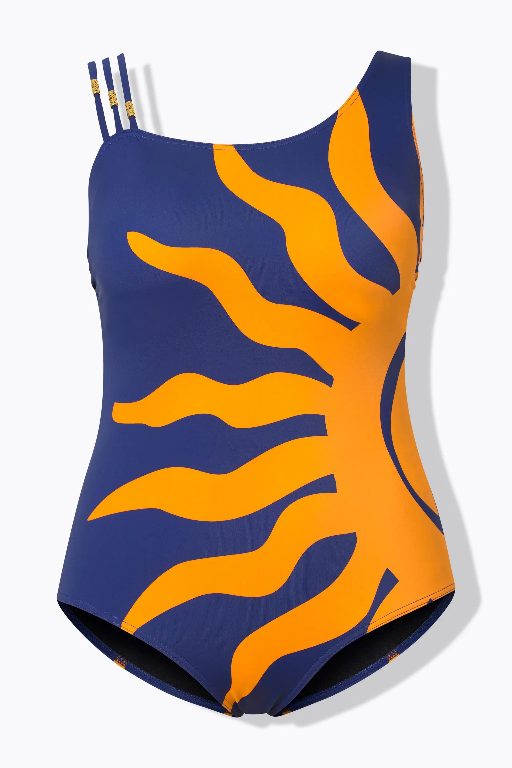 Damen Badeanzug Sonne Softcups Zierringe recycelt 7/7