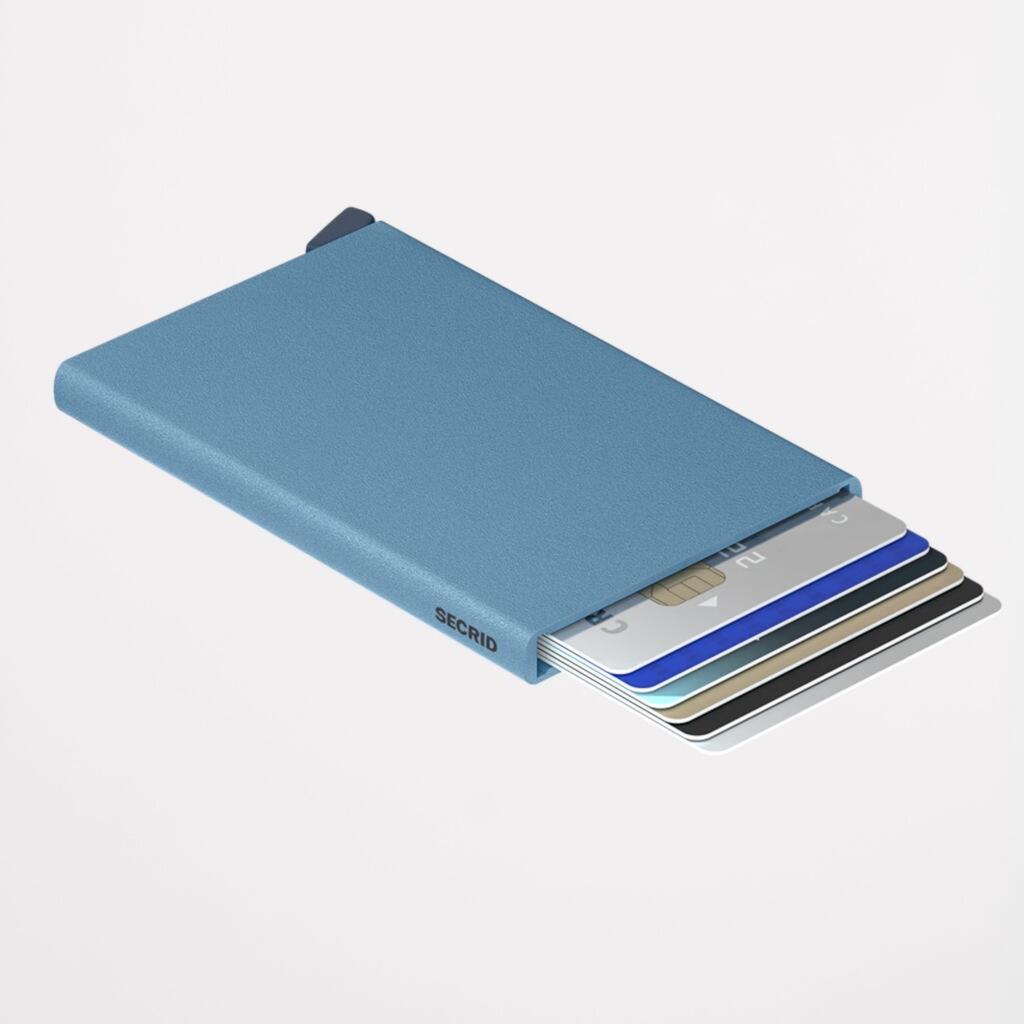 Porte-monnaie Secrid Modèle Cardprotector Powder Couleur Bleu 3/5