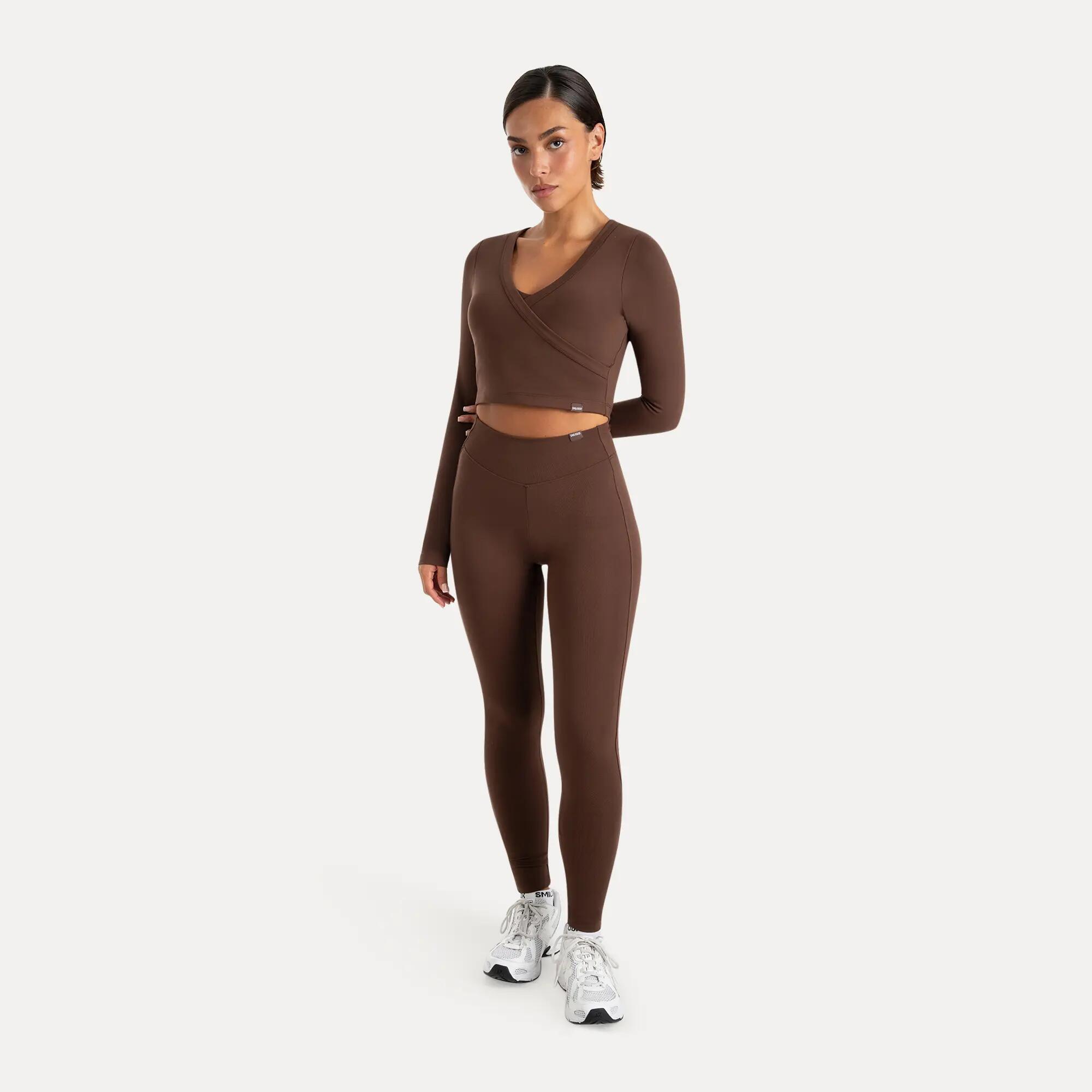 Damen Leggings Ravela Braun 4/6