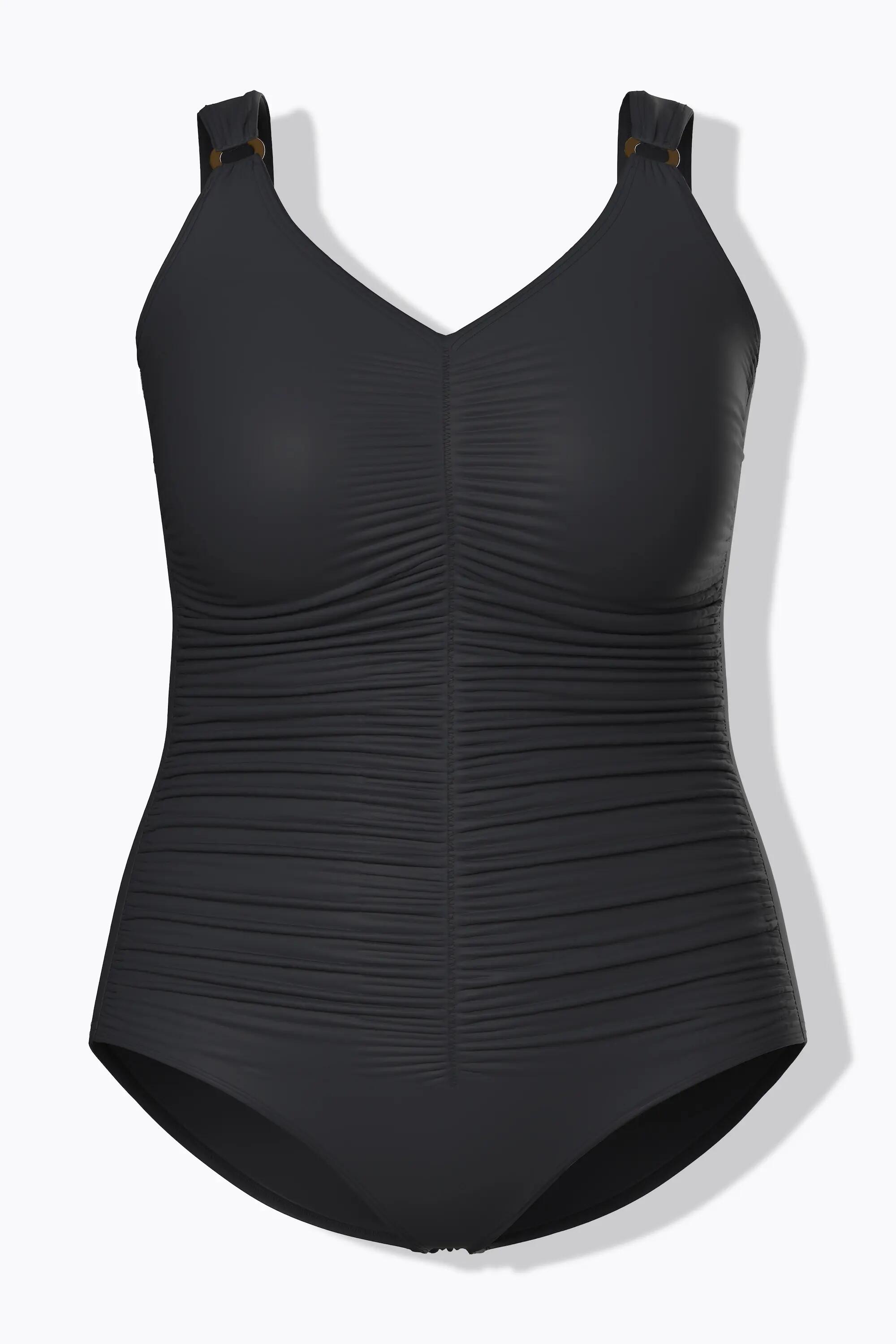 Dames Badpak zachte cups sierringen gerecycled 6/7