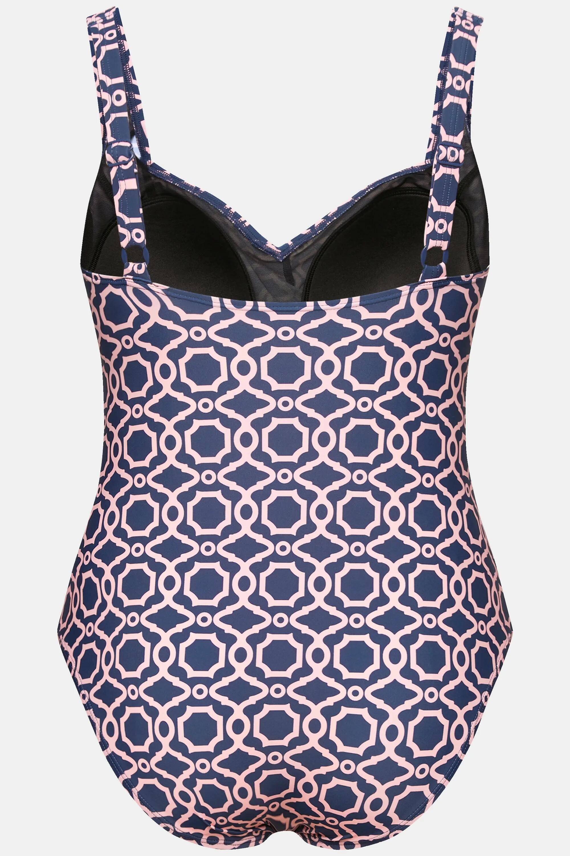 Damen Badeanzug drapiert Softcups recycelt 6/6