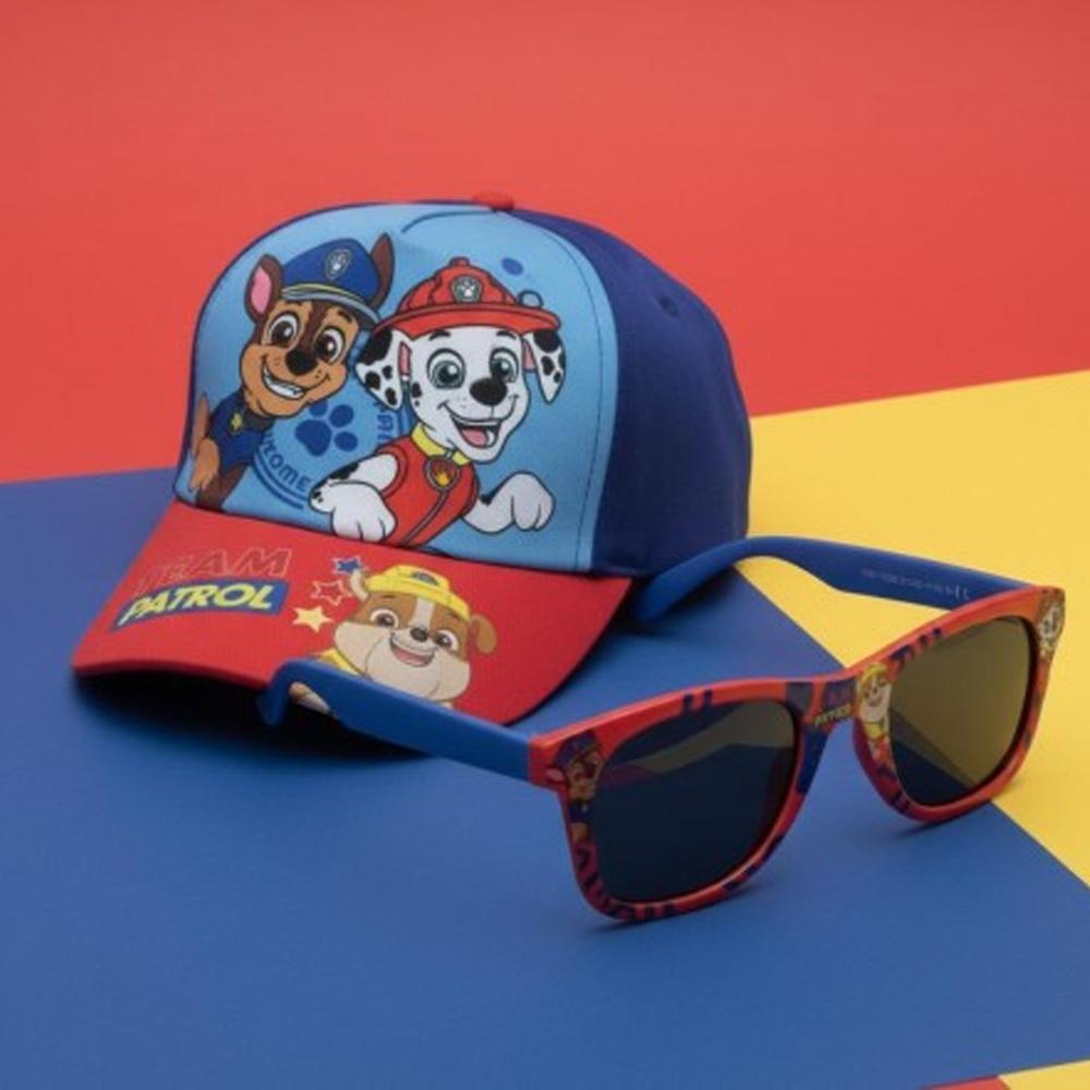 Kit Casquette + Lunette de Soleil Bleu Enfant Sport Zone Chase et marcus 3/4