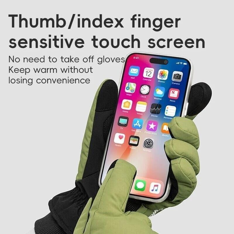 ROCKBROS Warme Handschuhe Nylon PU mit Touchscreen 6/8