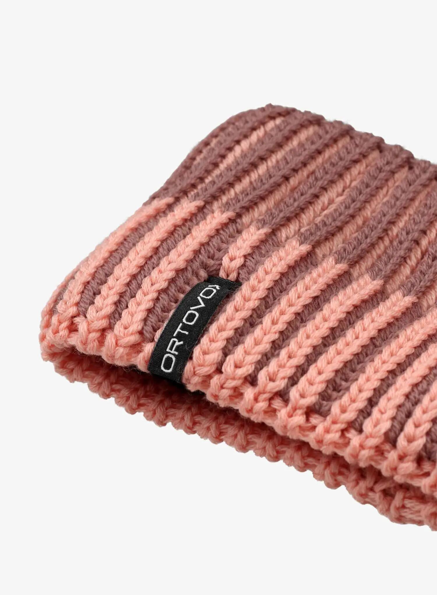 Opaska na głowę Ortovox Deep Knit Headband - dusk rose 5/5