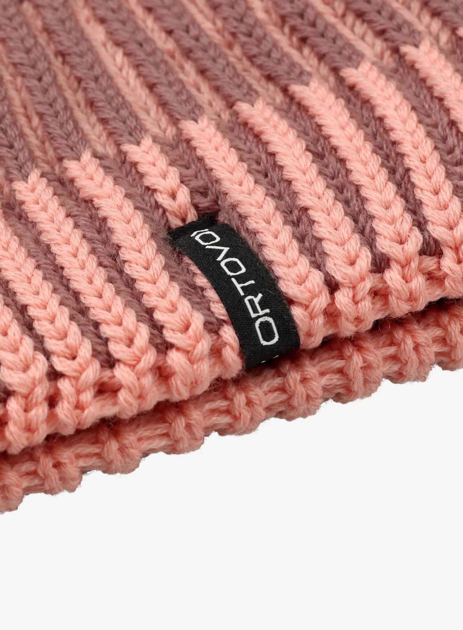 Opaska na głowę Ortovox Deep Knit Headband - dusk rose 4/5
