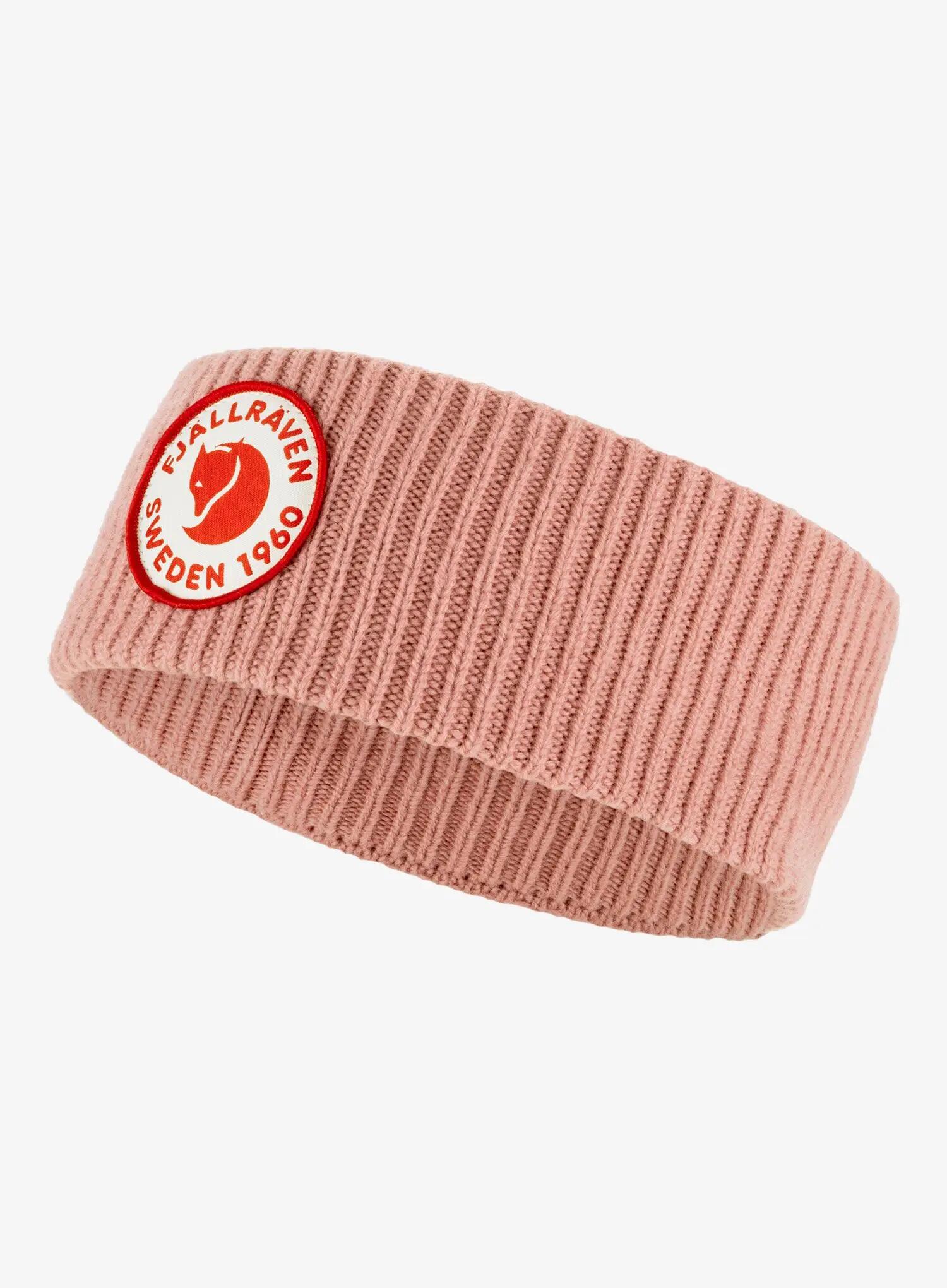 Opaska na głowę Fjallraven 1960 Logo Headband - dusty rose 3/3