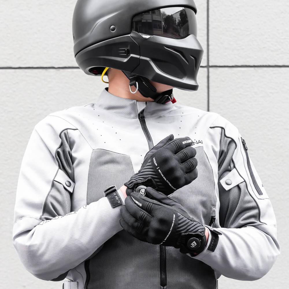 Rękawice motocyklowe, rowerowe system dopasowania na żyłkę ROCKBROS 3/7