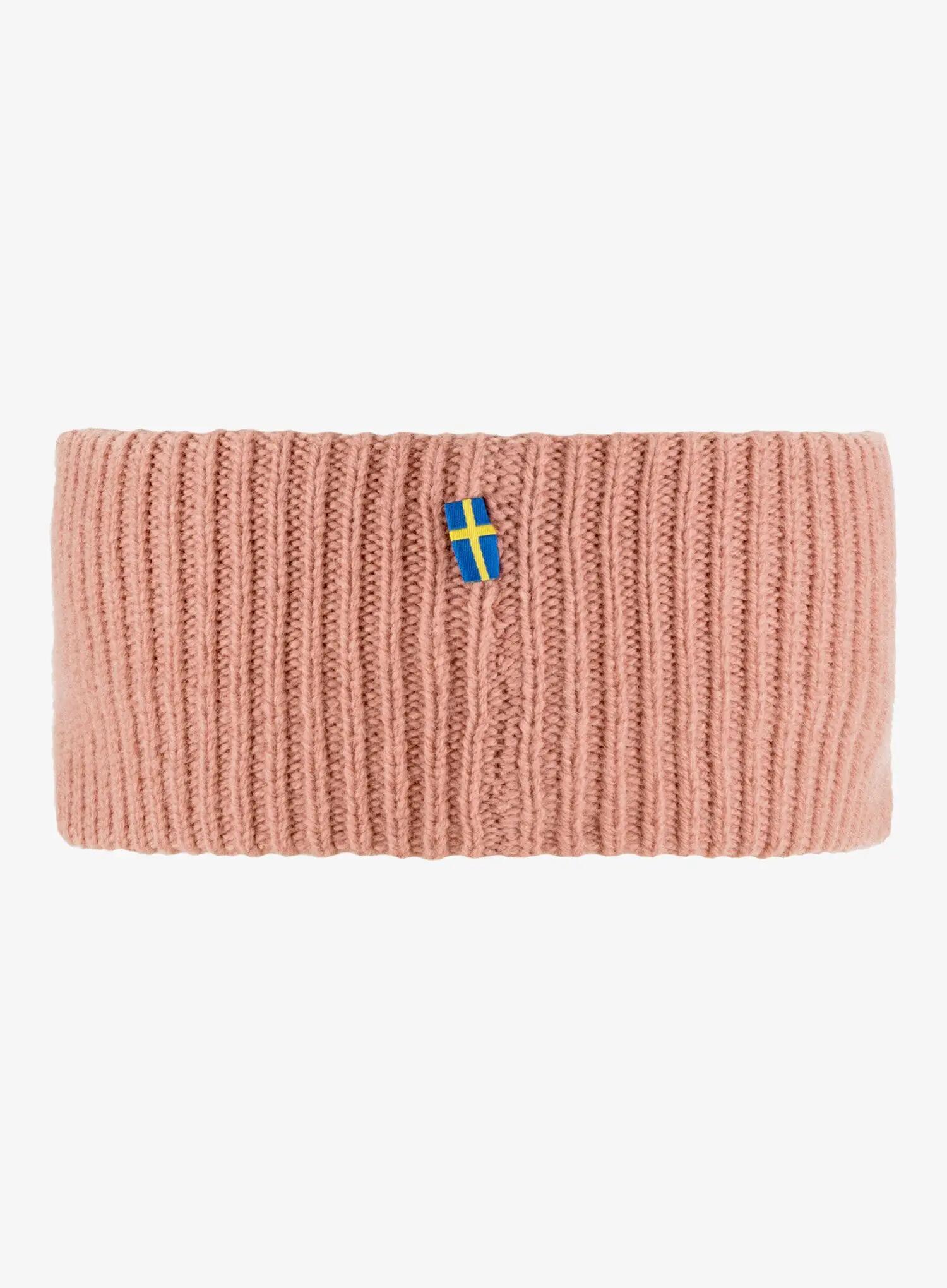 Opaska na głowę Fjallraven 1960 Logo Headband - dusty rose 2/3
