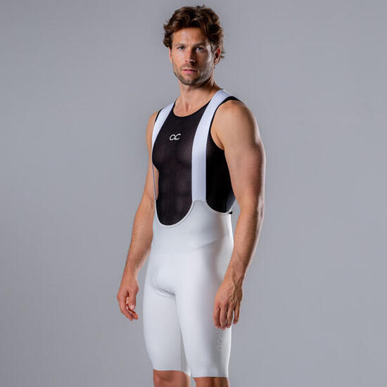 Intermediate Homme Cuissard court bretelles peau chamois vélo