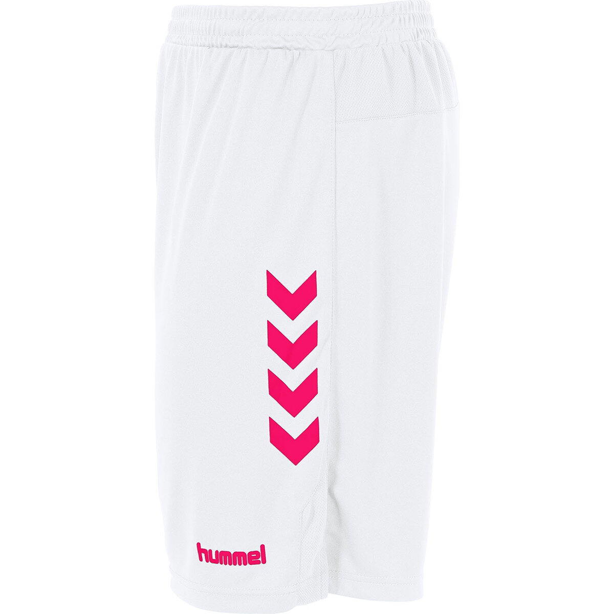 Shorts - Multisport - Heren - Memphis - Ventilerend, Bedrukbaar - Wit/rood 3/5