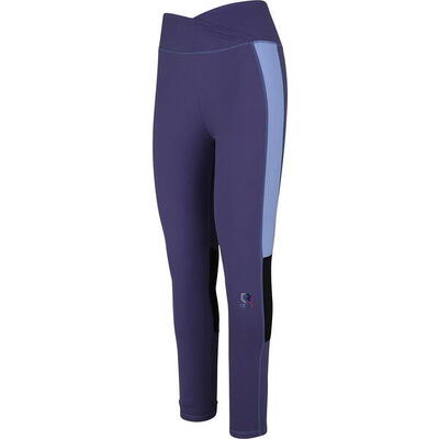 Legging - fitness - dames - robey gym legging - naadloos, verborgen zak - marine