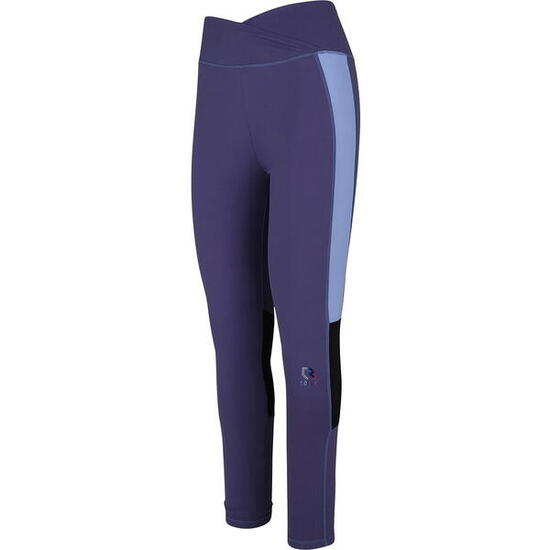 Damen - Fitness Legging - Nahtlos, Hoher Bund, Versteckte Tasche - Marine