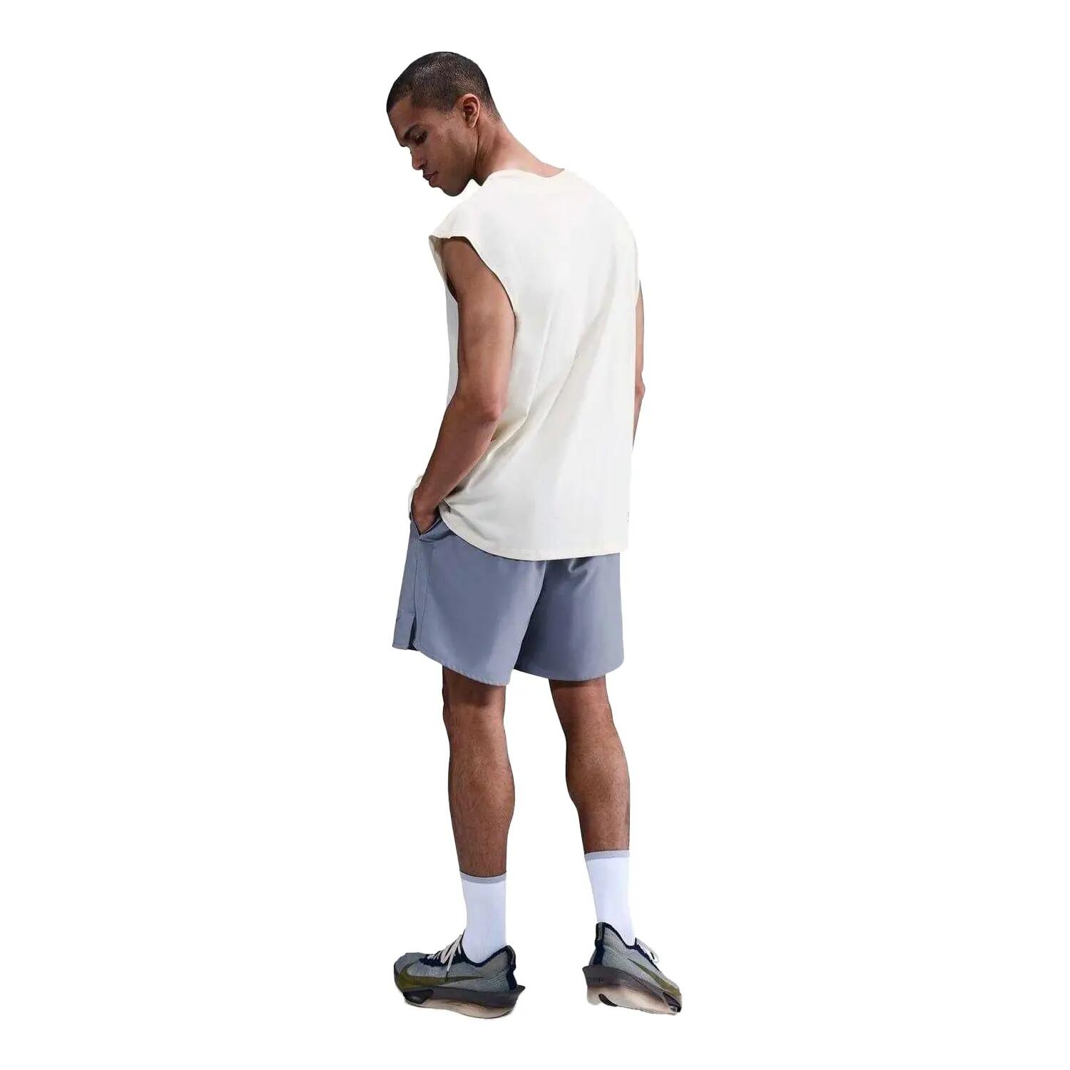 Pantaloncini Da Corsa Uomo Nike Challenger Indaco 3/4