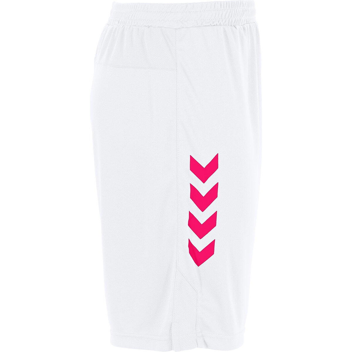 Shorts - Multisport - Heren - Memphis - Ventilerend, Bedrukbaar - Wit/rood 2/5