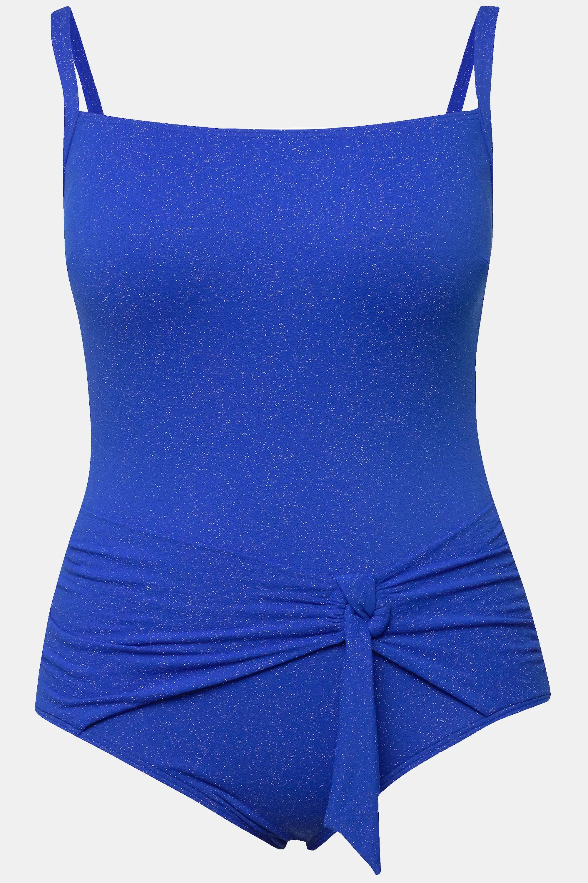 Dames Badpak glitter structuur zachte cups wikkellook 5/6