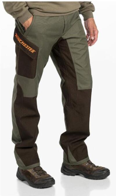 Pantaloni da Caccia Winchester Track Racoon Verdi Resistenti Uomo 3/3