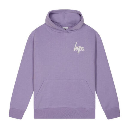 HYPE - Hoodie fille violet enfant sweat doux dos graphique casual
